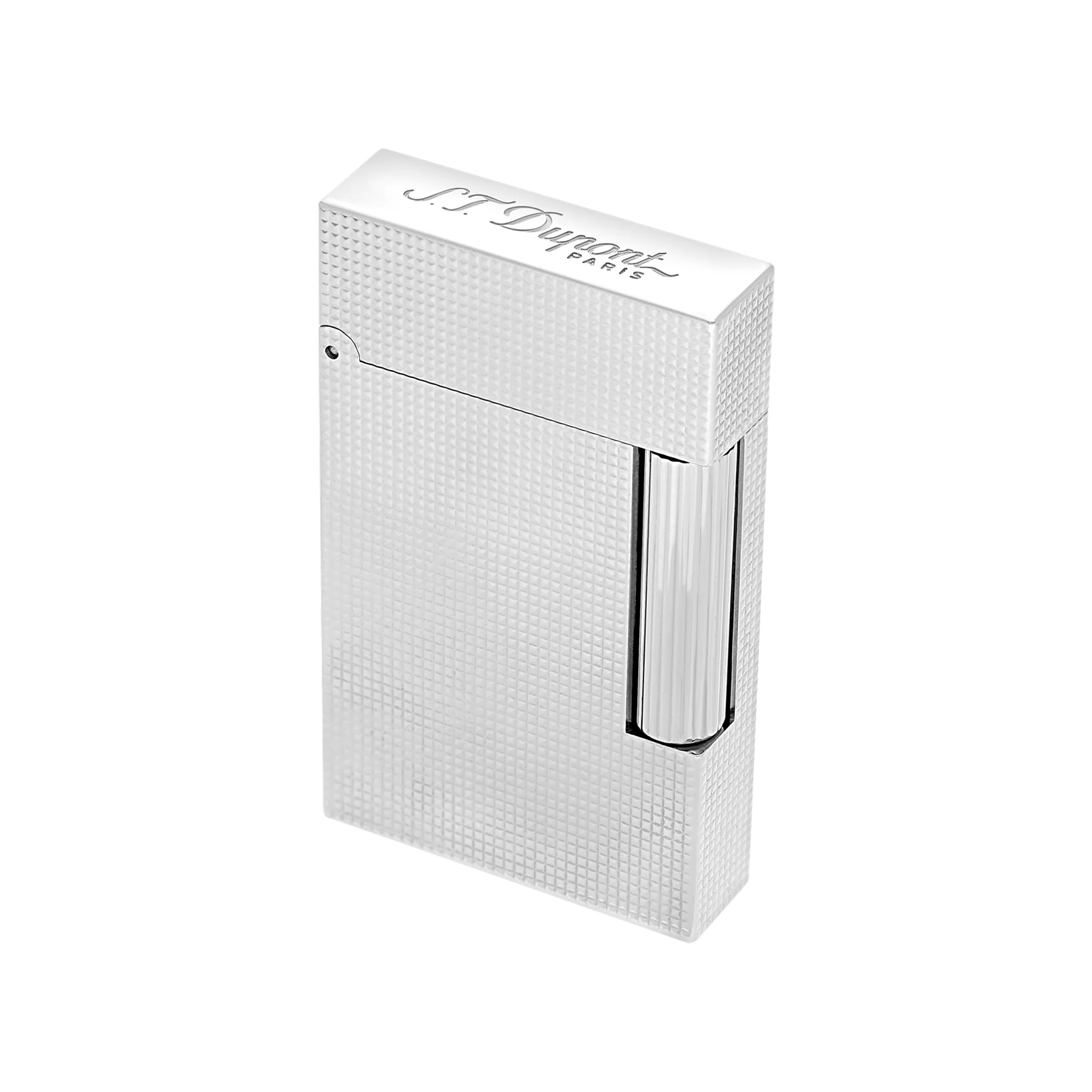 S.T. Dupont Ligne 2 Micro Diamond Head Palladium Lighter C16455