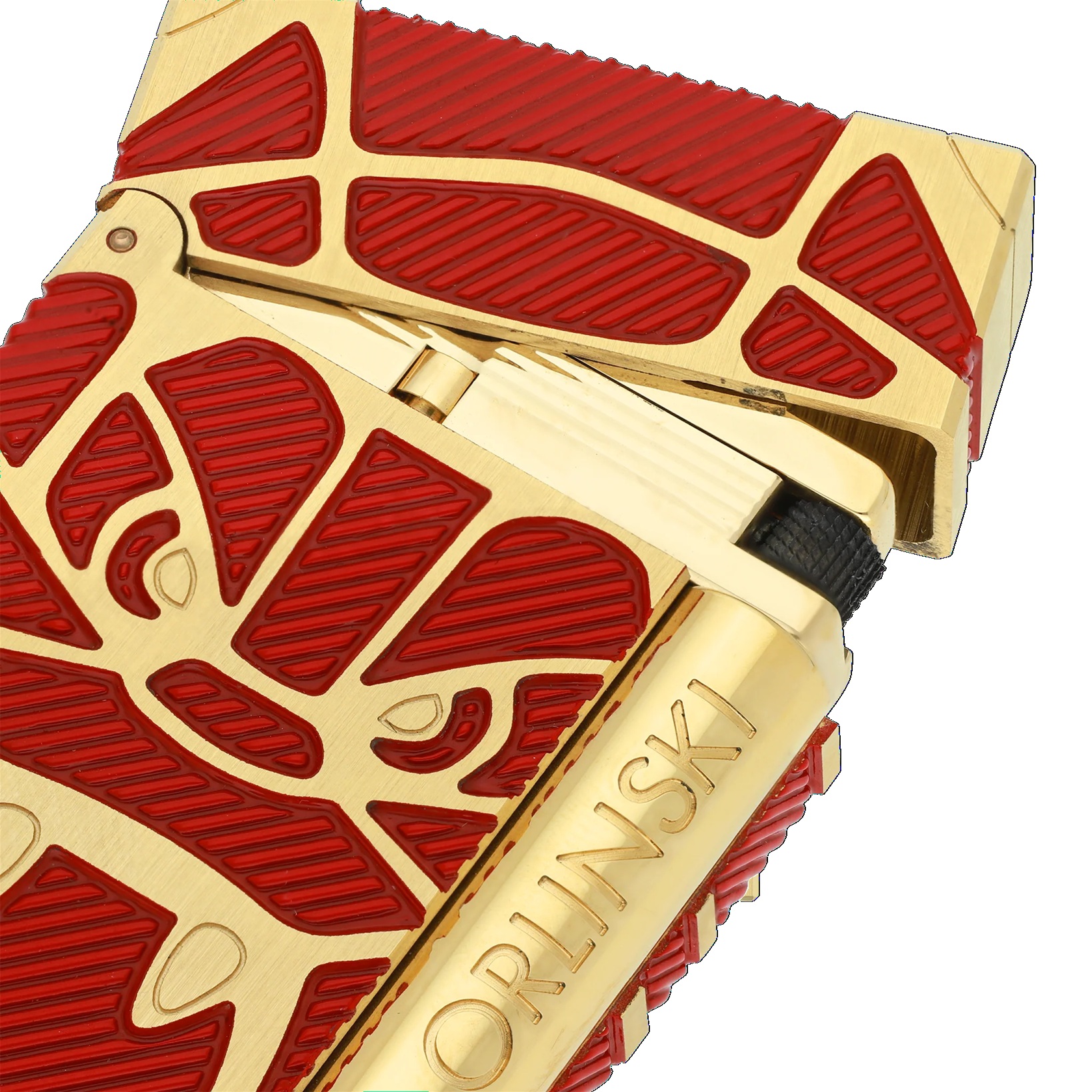 S.T. Dupont Ligne 2 Orlinski Brushed Red & Gold Aansteker C16060