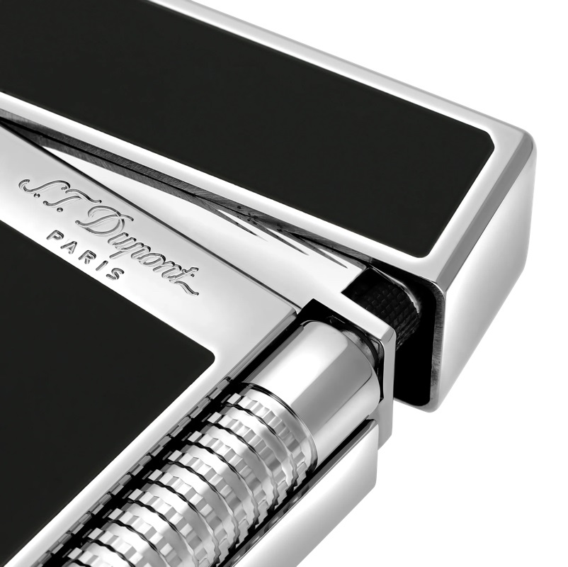 S.T. Dupont Ligne 2 Le Grand Black Lacquer & Palladium Lighter S.T. Dupont Ligne 2 Le Grand Black Lacquer & Palladium Lighter