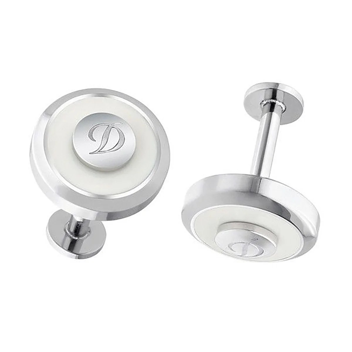 S.T. Dupont Jeton Reversible White-P White  Manschettenknöpfe 5913