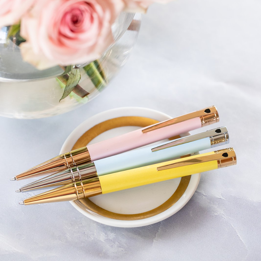 S.T. Dupont D-Initial Pastel Blue ST Ballpoint