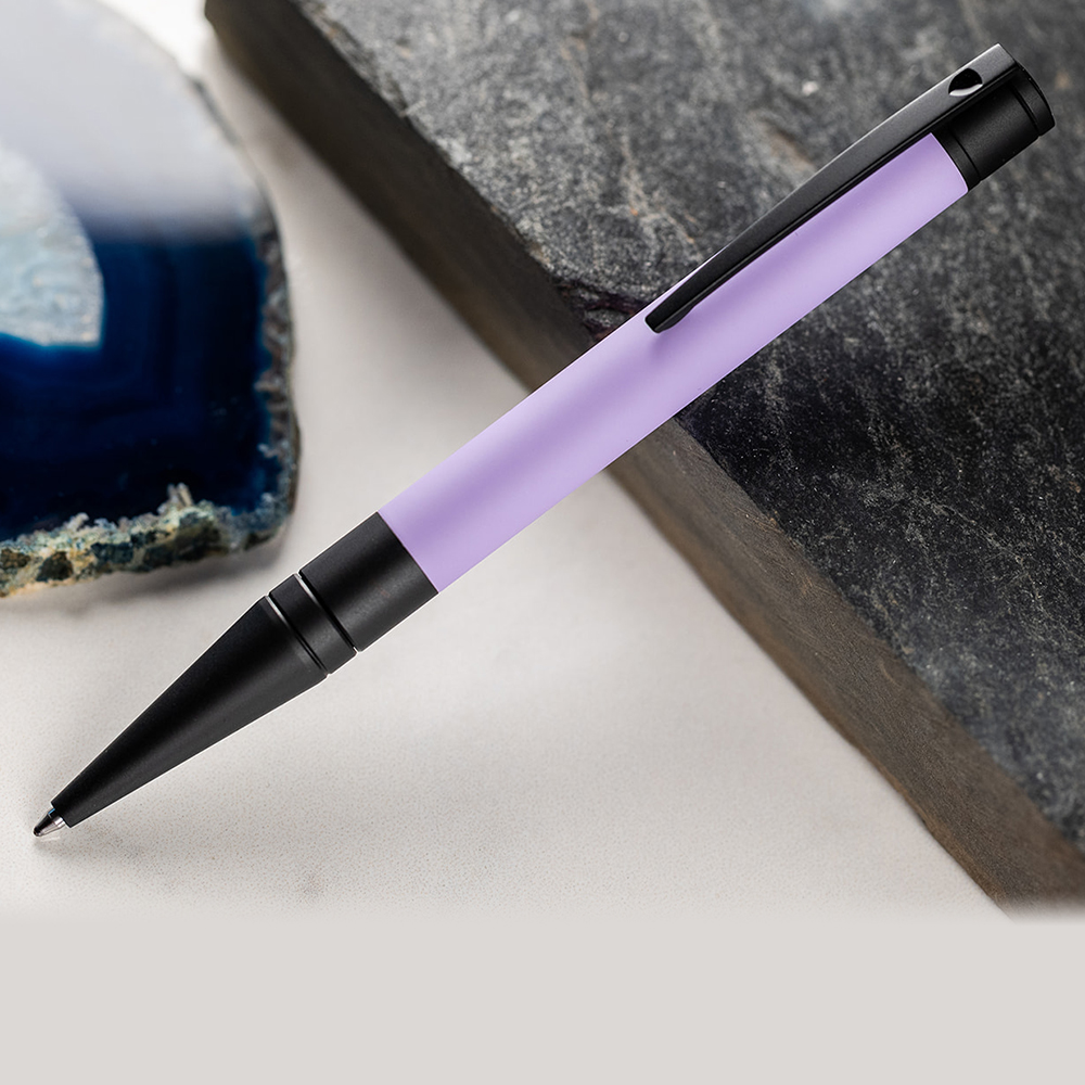 S.T. Dupont D-Initial Velvet Lilac & Black Bolígrafo 265001