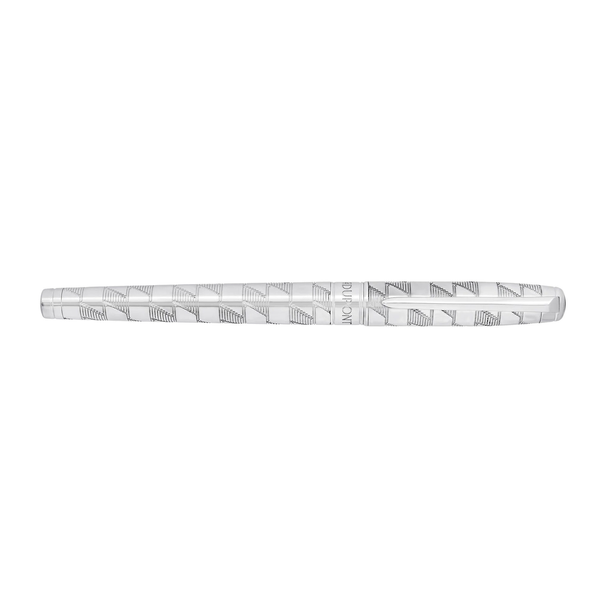 S.T. Dupont Line D Eternity Monogram 1872 Silver Medium Fountain pen S.T. Dupont Line D Eternity Monogram 1872 Silver Medium Fountain pen