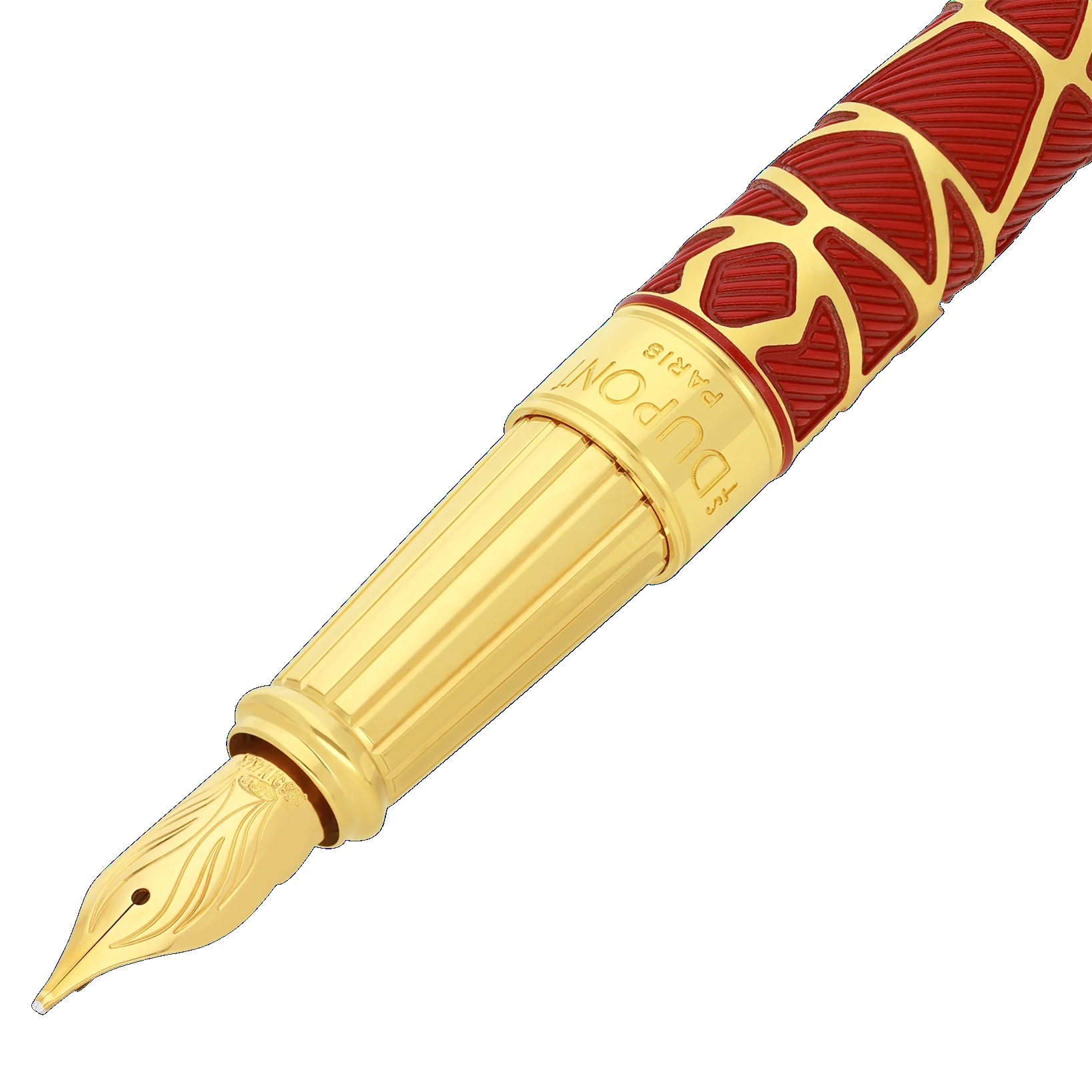 S.T. Dupont Line D Eternity Orlinski Red & Gold Large Pióro Wieczne 420060L