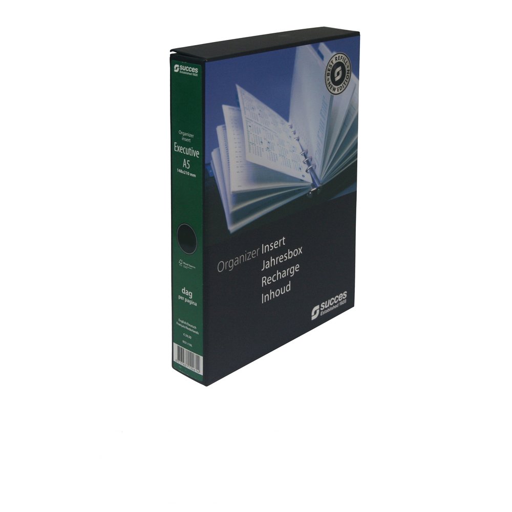 Succes Refill 2023 A5/Executive White - Day on 1 page