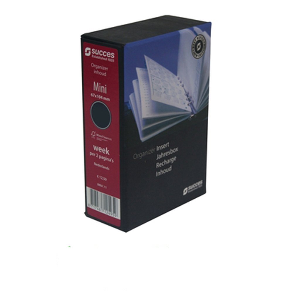 Succes Refill 2025 Mini White - Week on 2 pages