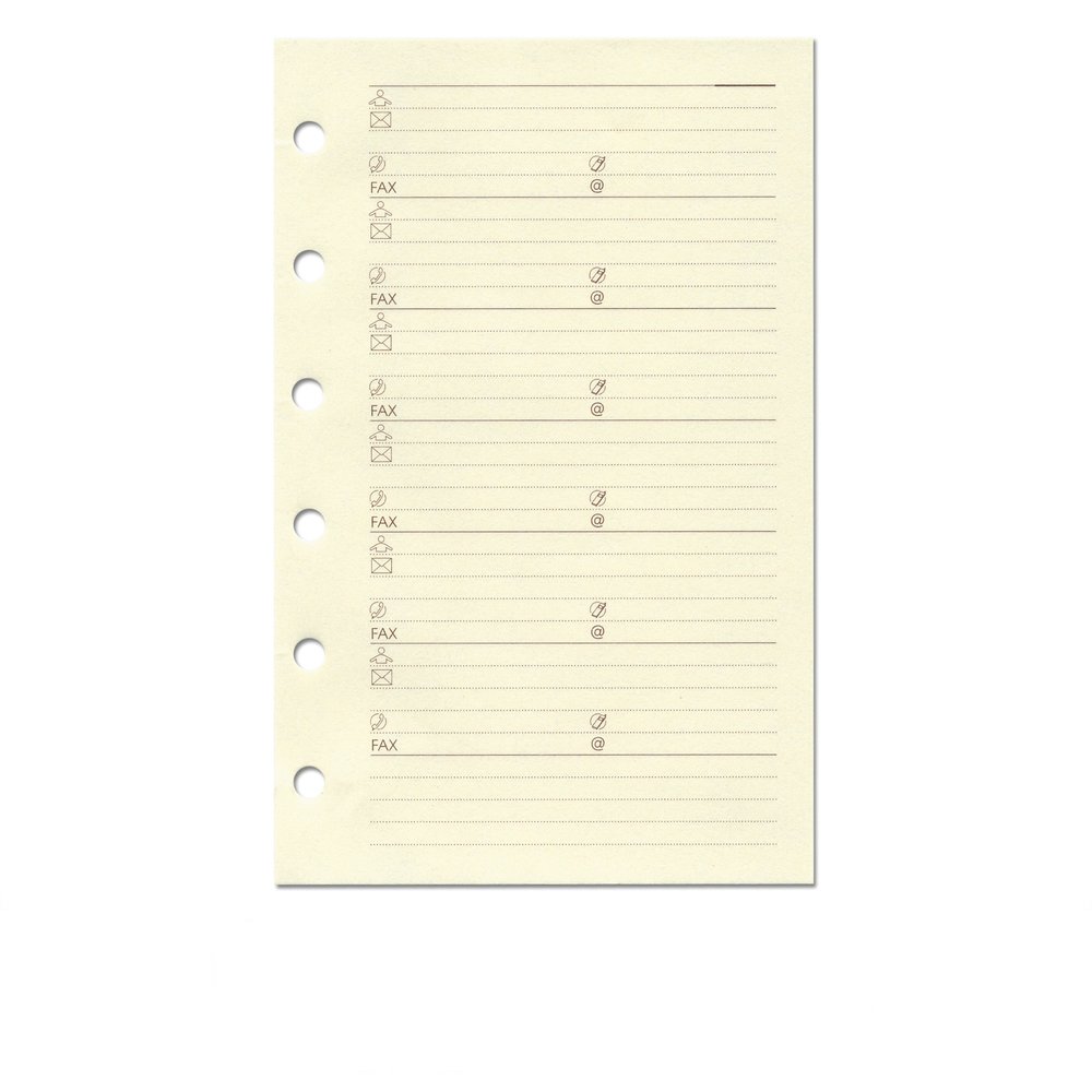 Buy Succes Refill A5 Cream Address Notepaper Succes Refill A5 Cream Address Notepaper