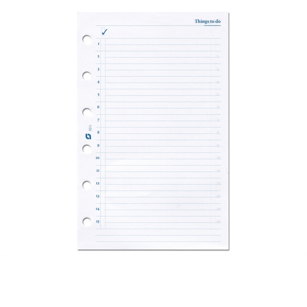 Succes Refill Junior White To Do List