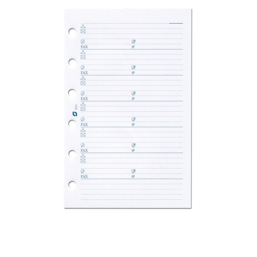 Junior - Succes Refill Junior White Address Notepaper