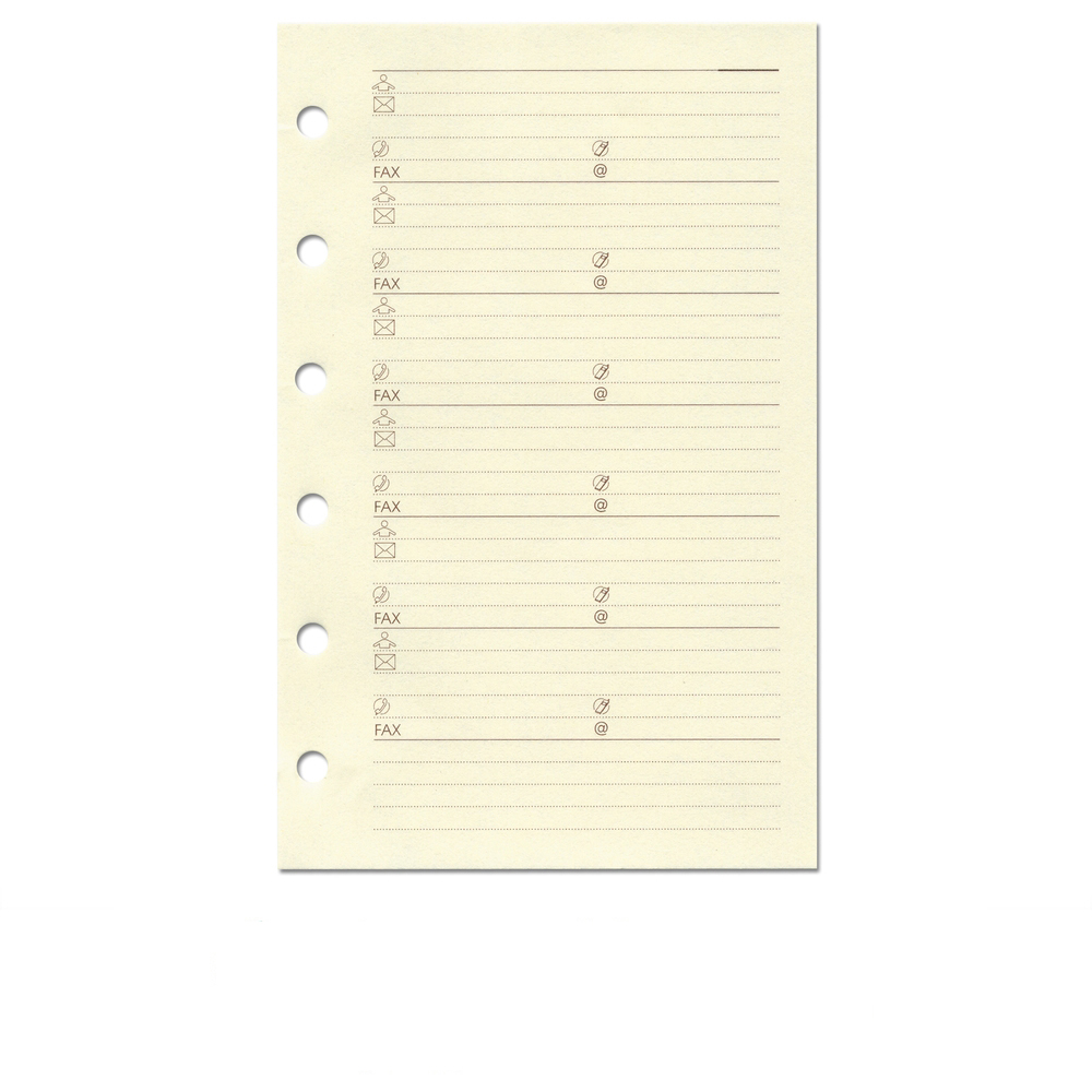 Succes Refill Standard Cream Address Notepaper