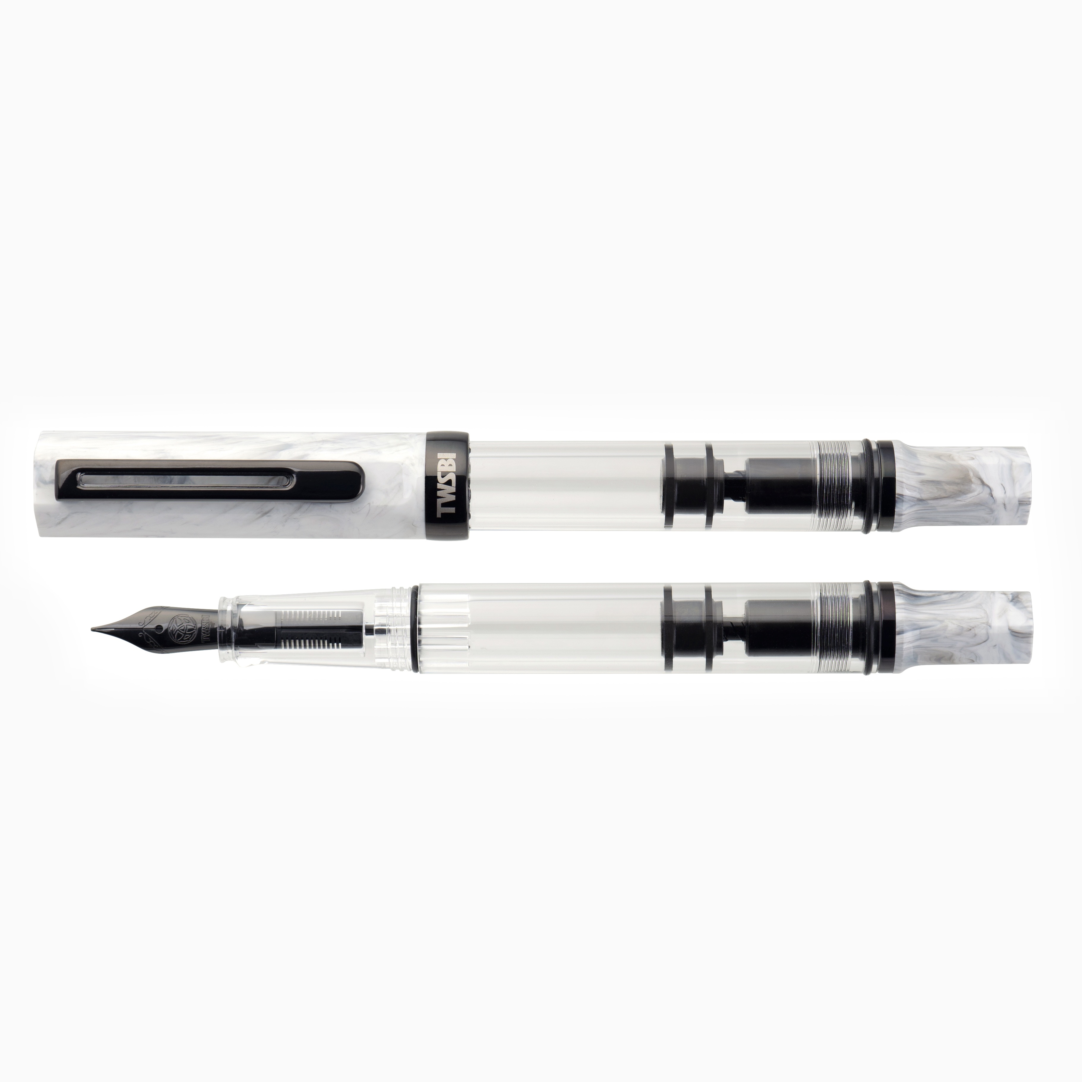 TWSBI Eco Carrara with Onyx Stylo Plume