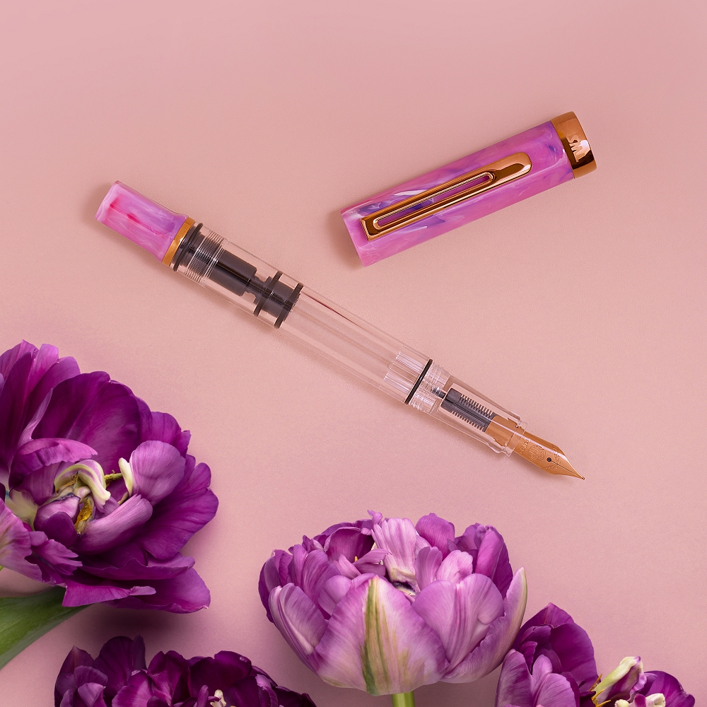 TWSBI Eco Fluorite Purple with Bronze Plumo Estilográfica