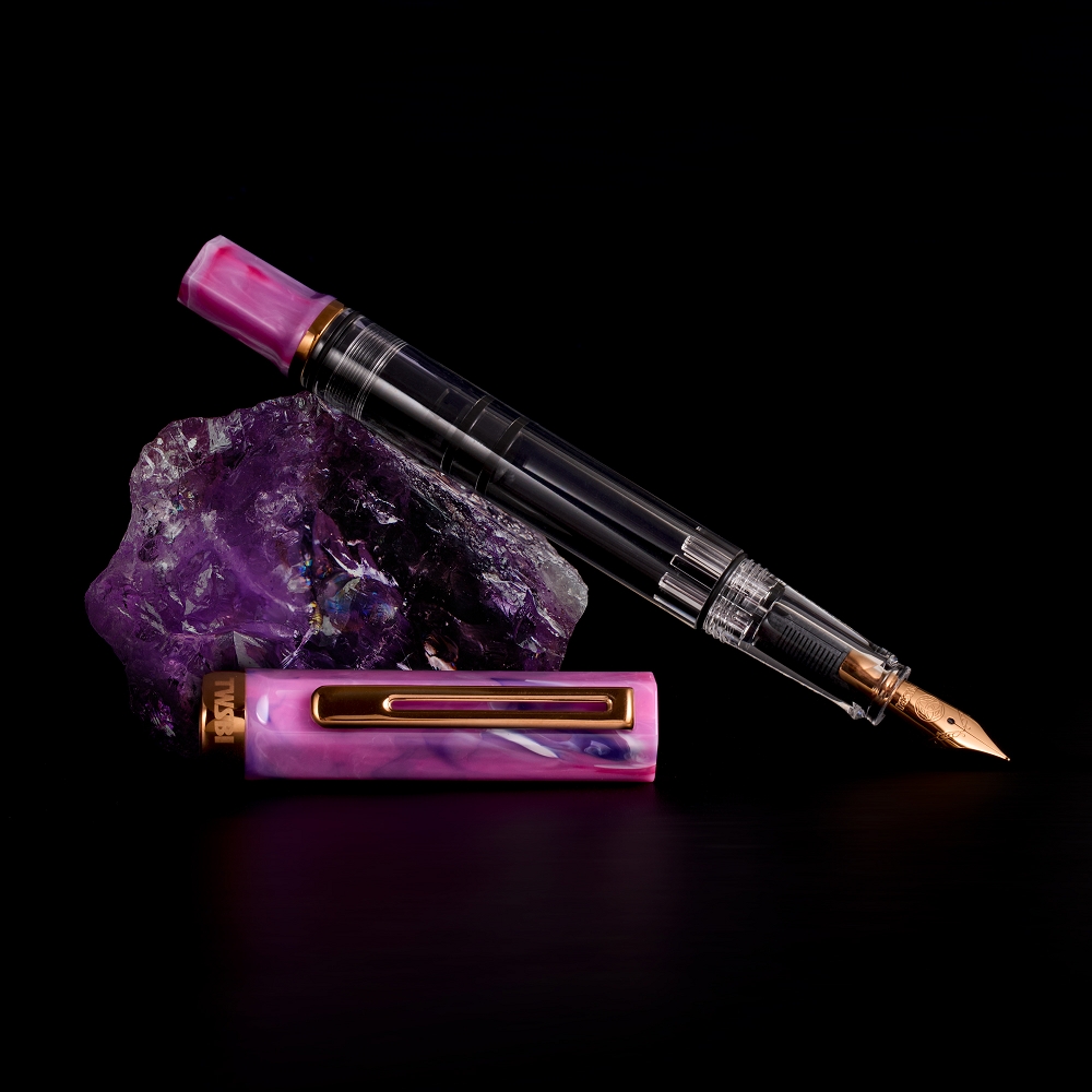 TWSBI Eco Fluorite Purple with Bronze Plumo Estilográfica
