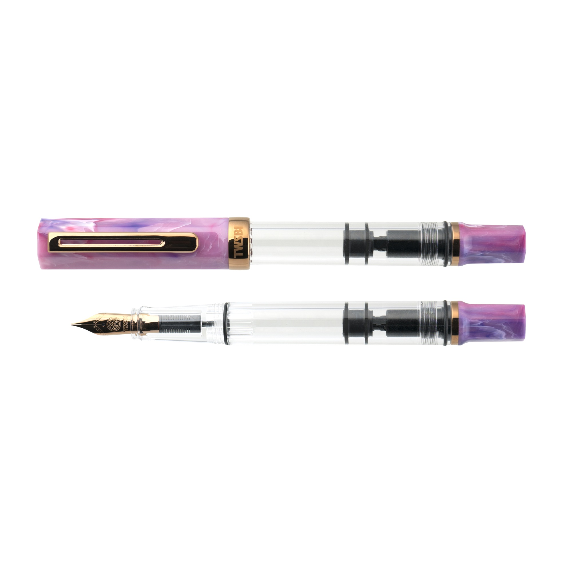 TWSBI Eco Fluorite Purple with Bronze Plumo Estilográfica