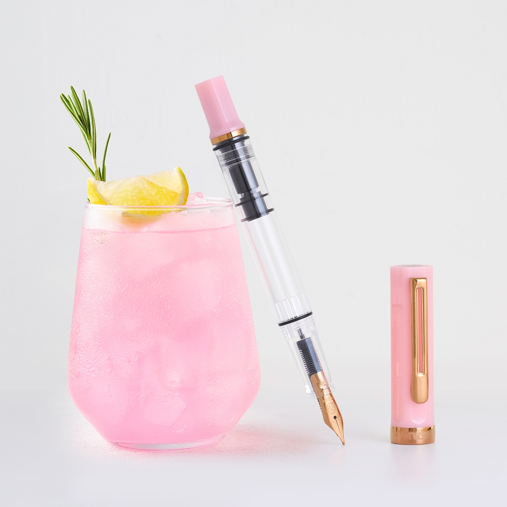 TWSBI Eco Pink Lemonade with Bronze Vulpen