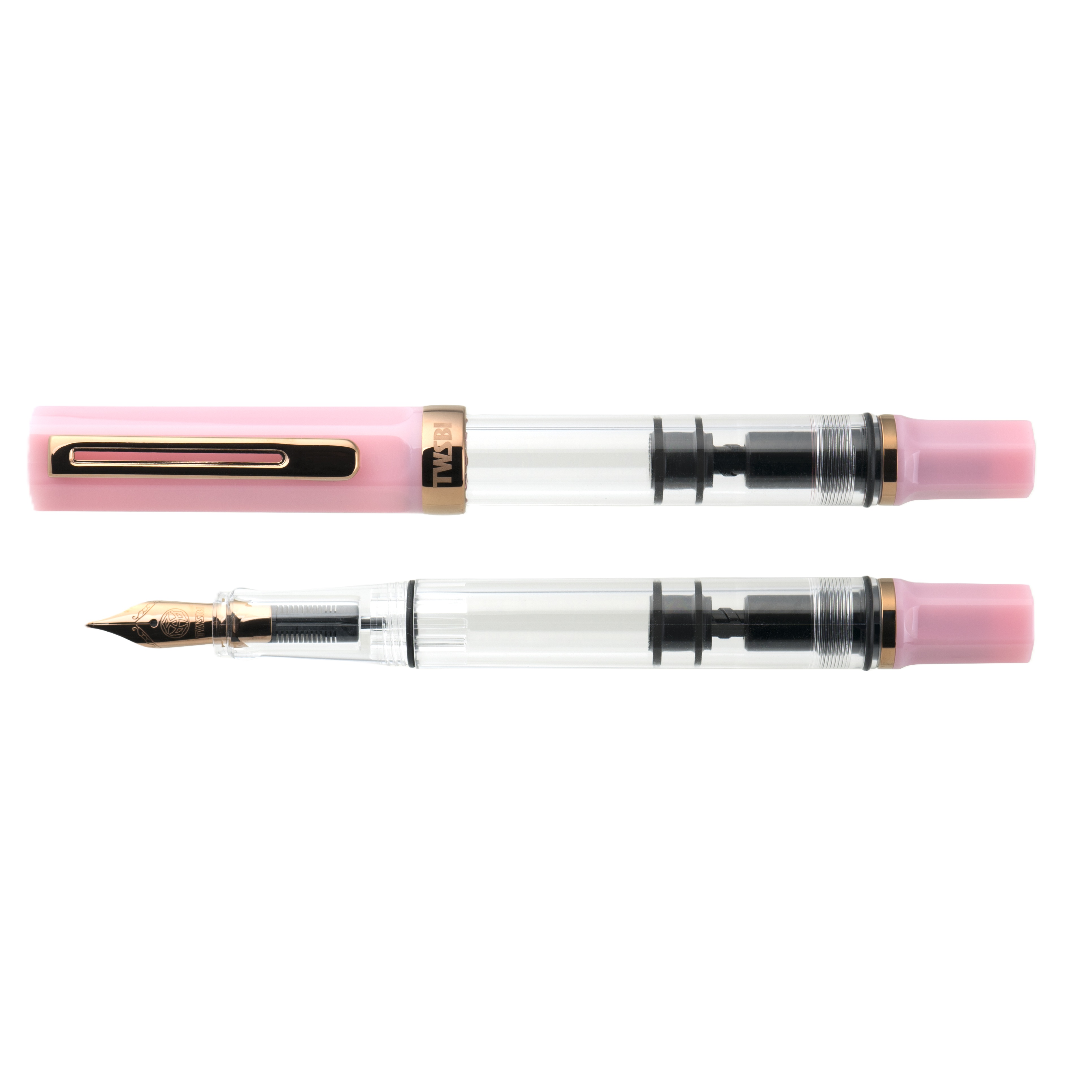 TWSBI Eco Pink Lemonade with Bronze Vulpen