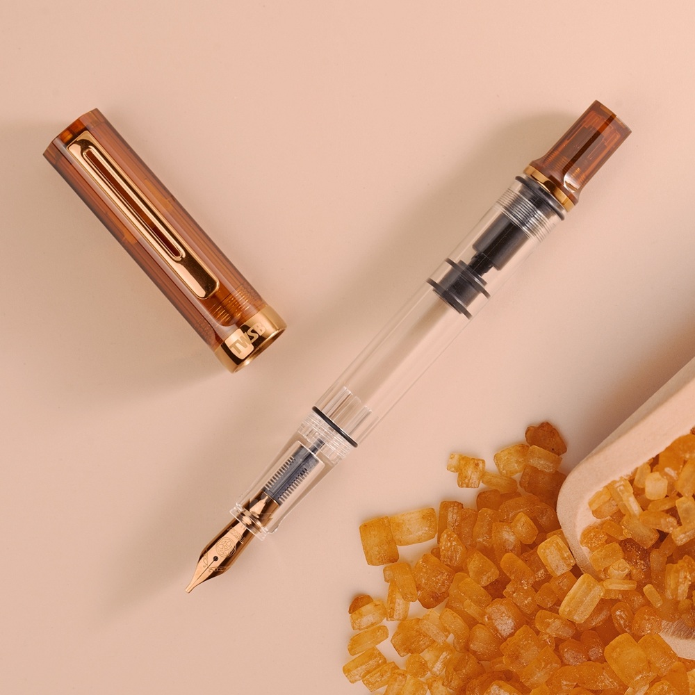 TWSBI Eco Rootbeer with Bronze Fountain pen