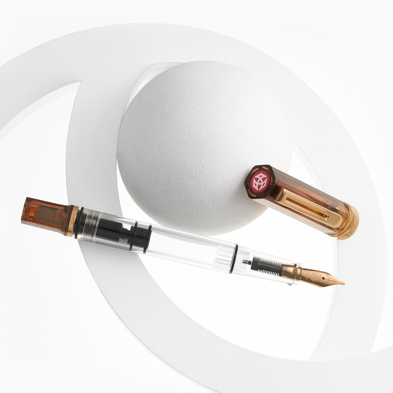 TWSBI Eco Rootbeer with Bronze Fountain pen