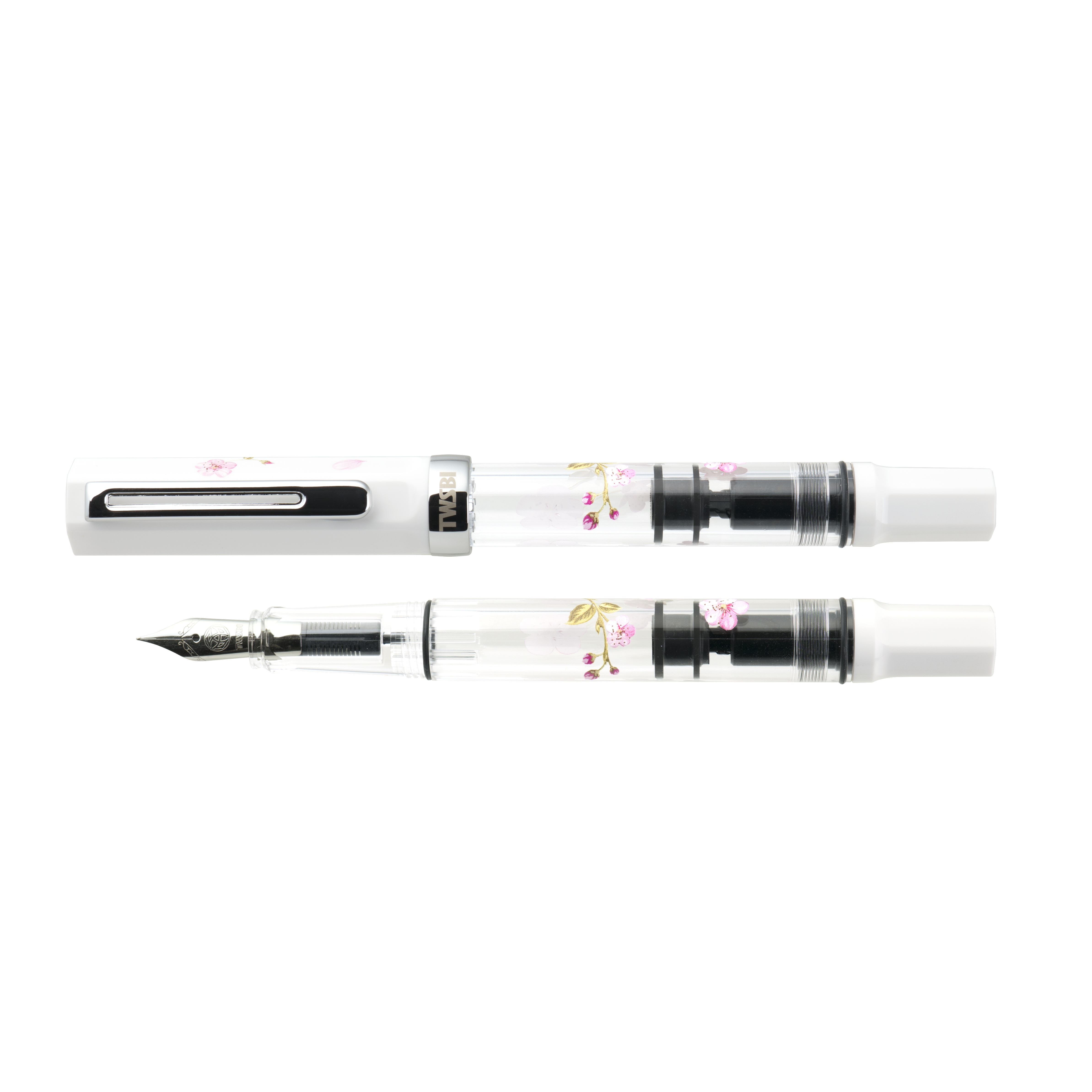 TWSBI Eco White Cherry Blossom Stylo plume