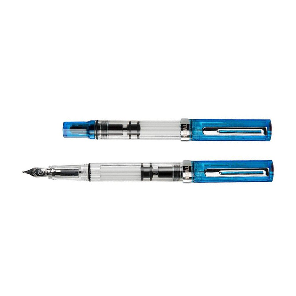 TWSBI Eco Transparent Blue Fountain pen Vulpen Fountain pen