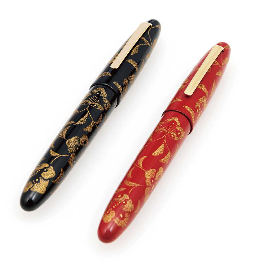 Taccia Ho-So-Ge Chin-Kin Urushi Tan-rei Fountain pen Taccia Ho-So-Ge Chin-Kin Urushi Tan-rei Fountain pen