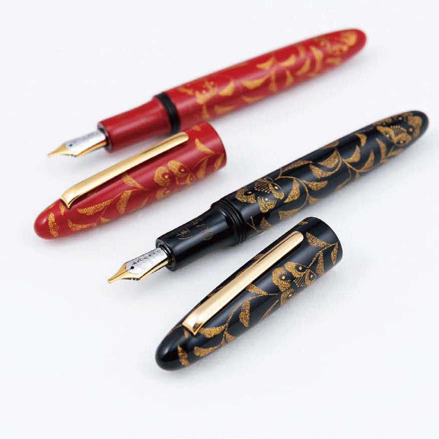 Taccia Ho-So-Ge Chin-Kin Urushi Tan-rei Fountain pen Taccia Ho-So-Ge Chin-Kin Urushi Tan-rei Fountain pen