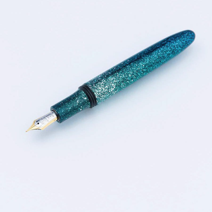 Taccia Galactic Gems Green Galaxy Fountain pen Taccia Galactic Gems Green Galaxy Fountain pen
