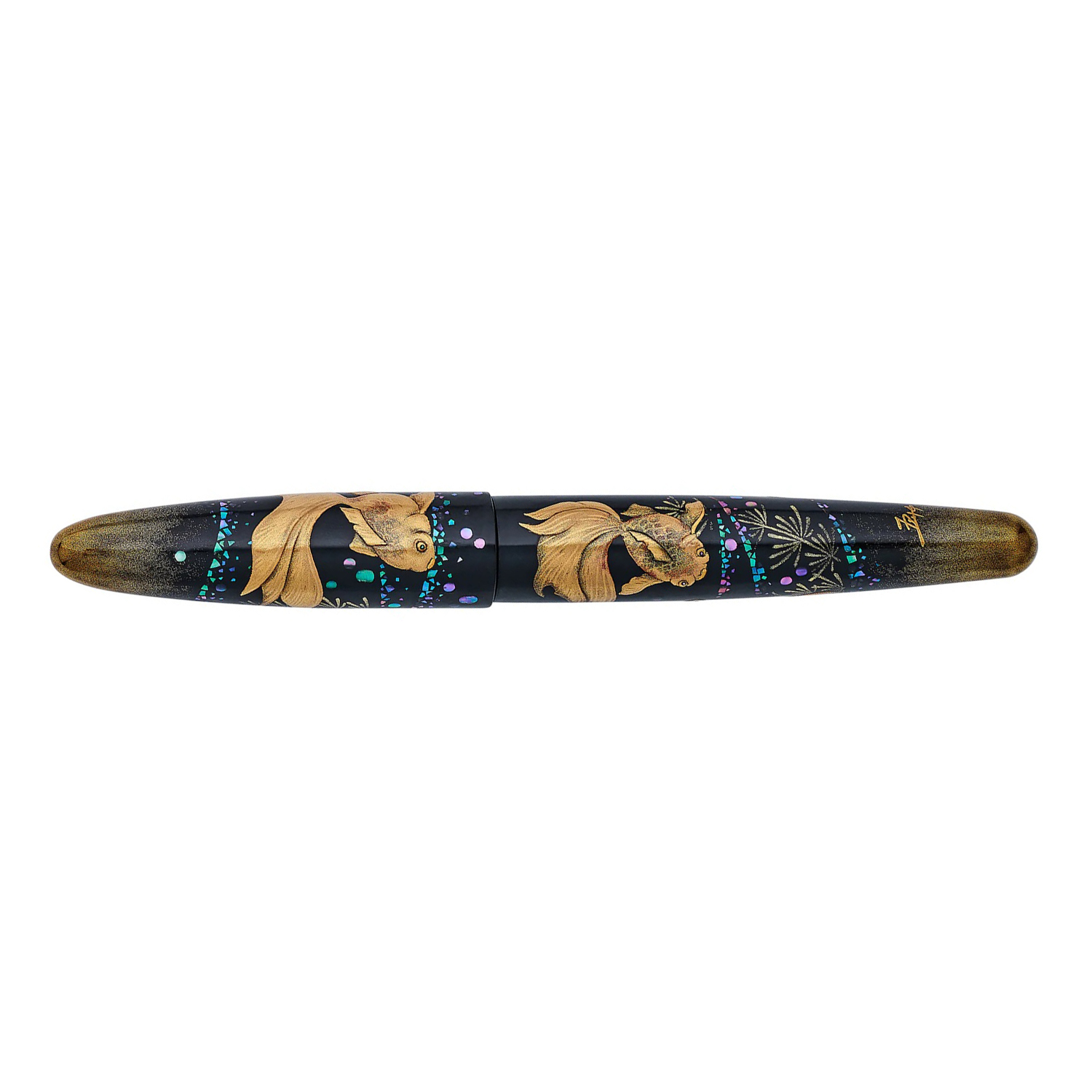 Taccia Miyabi Empress Maki-e Goldfish Suaka LE Caneta-tinteiro