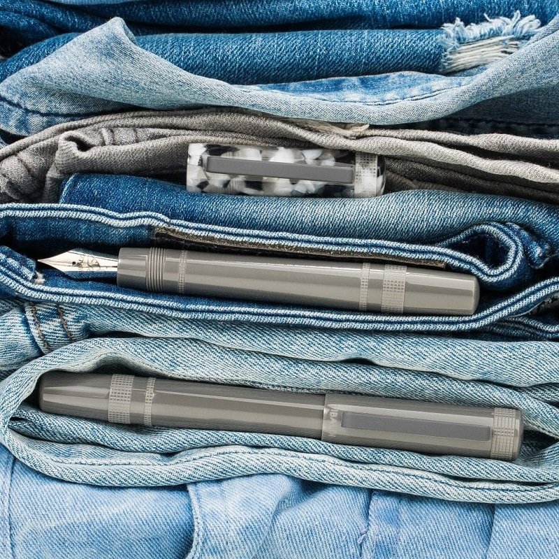 Tibaldi Perfecta Stonewash Grey Denim Fountain pen Tibaldi Perfecta Stonewash Grey Denim Fountain pen