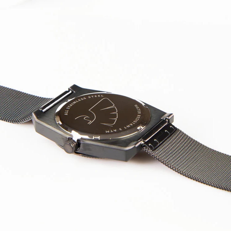 Tibaldi Men's Black PVD 39mm Quartz Horloge TMM-PVD-MM