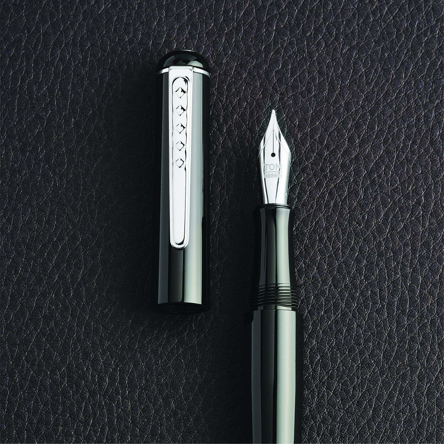 Tom Hessin Charles Collection Birmingham Noir Fountain pen Tom Hessin Charles Collection Birmingham Noir Fountain pen