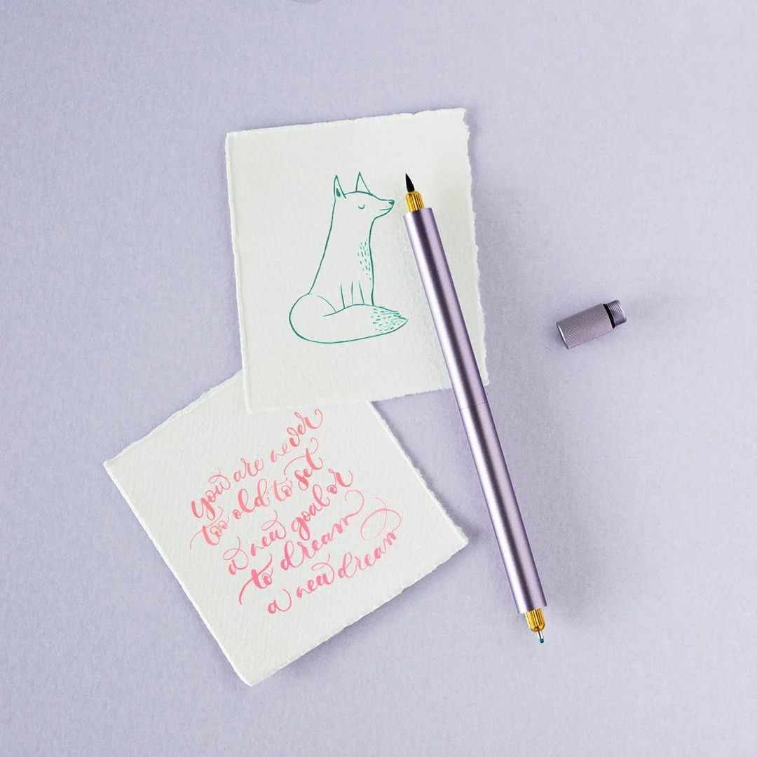 Tom's Studio Lumos Pro Lilac Double-Tip Fineliner Tom's Studio Lumos Pro Lilac Double-Tip Fineliner