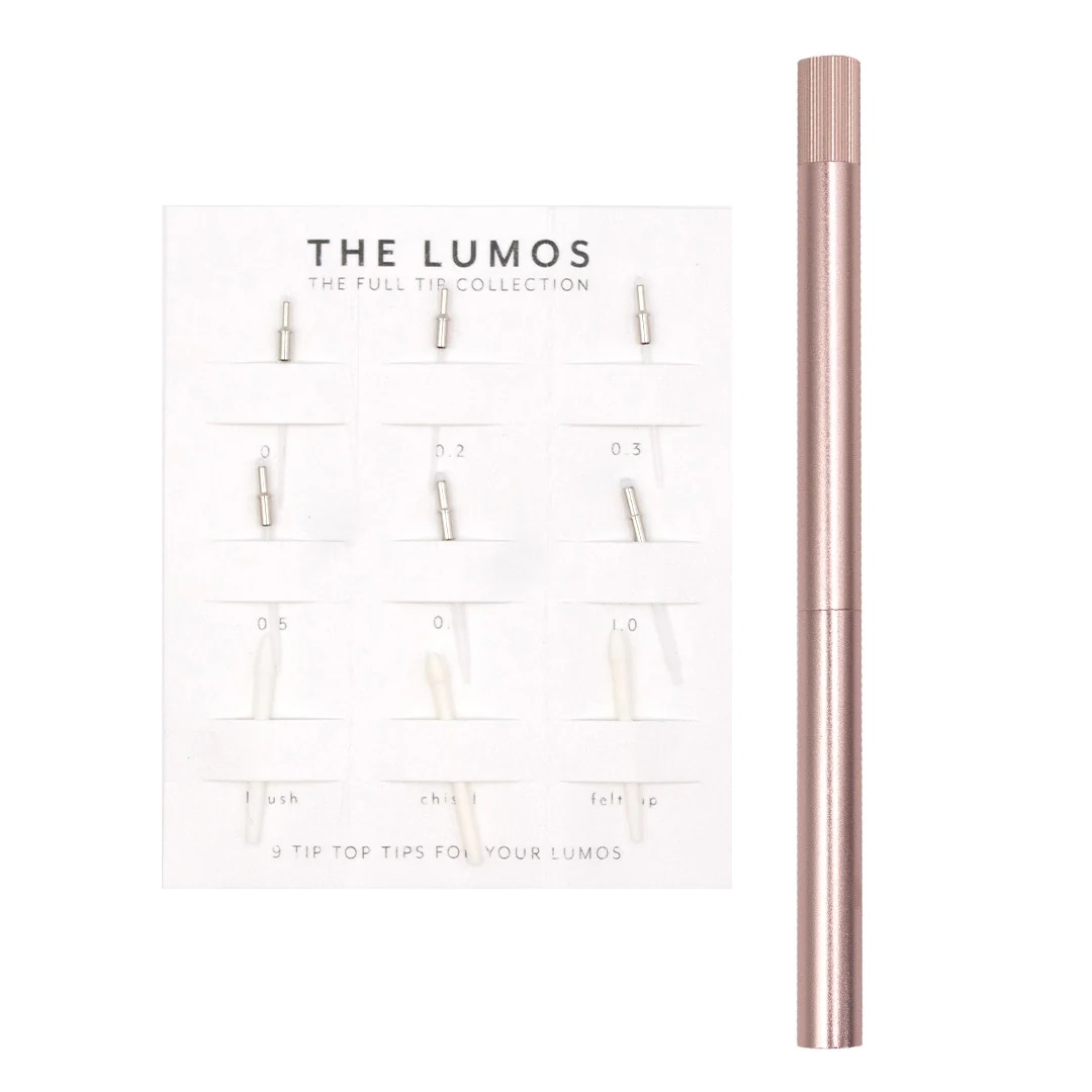 Tom's Studio Lumos Pro Rose Gold Single-Tip Fineliner