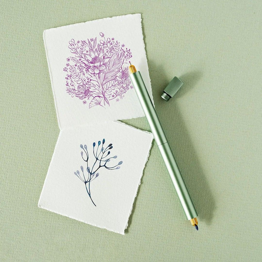 Tom's Studio Lumos Pro Sage Double-Tip Fineliner Tom's Studio Lumos Pro Sage Double-Tip Fineliner