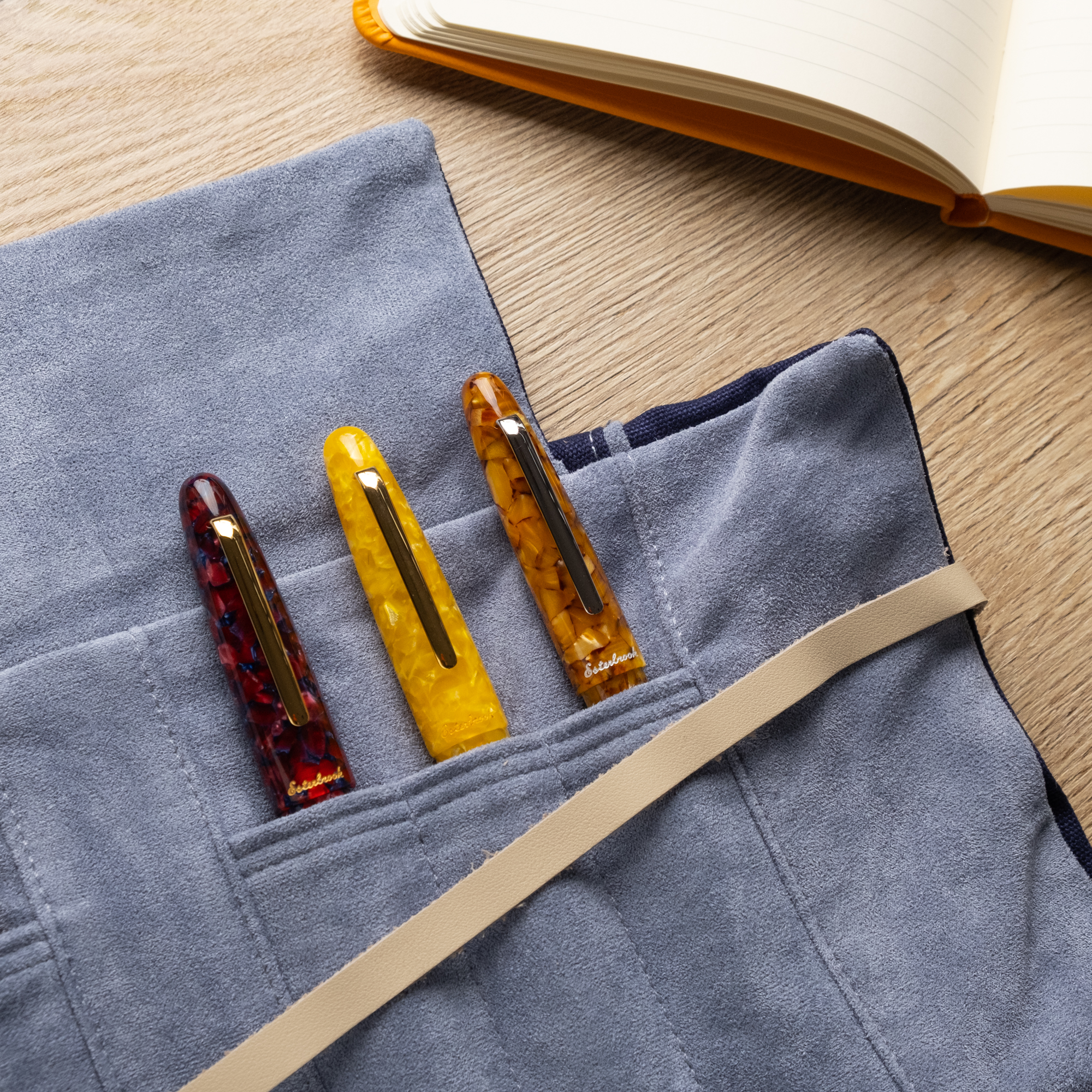 Esterbrook Pen Roll Navy (Sixfold)