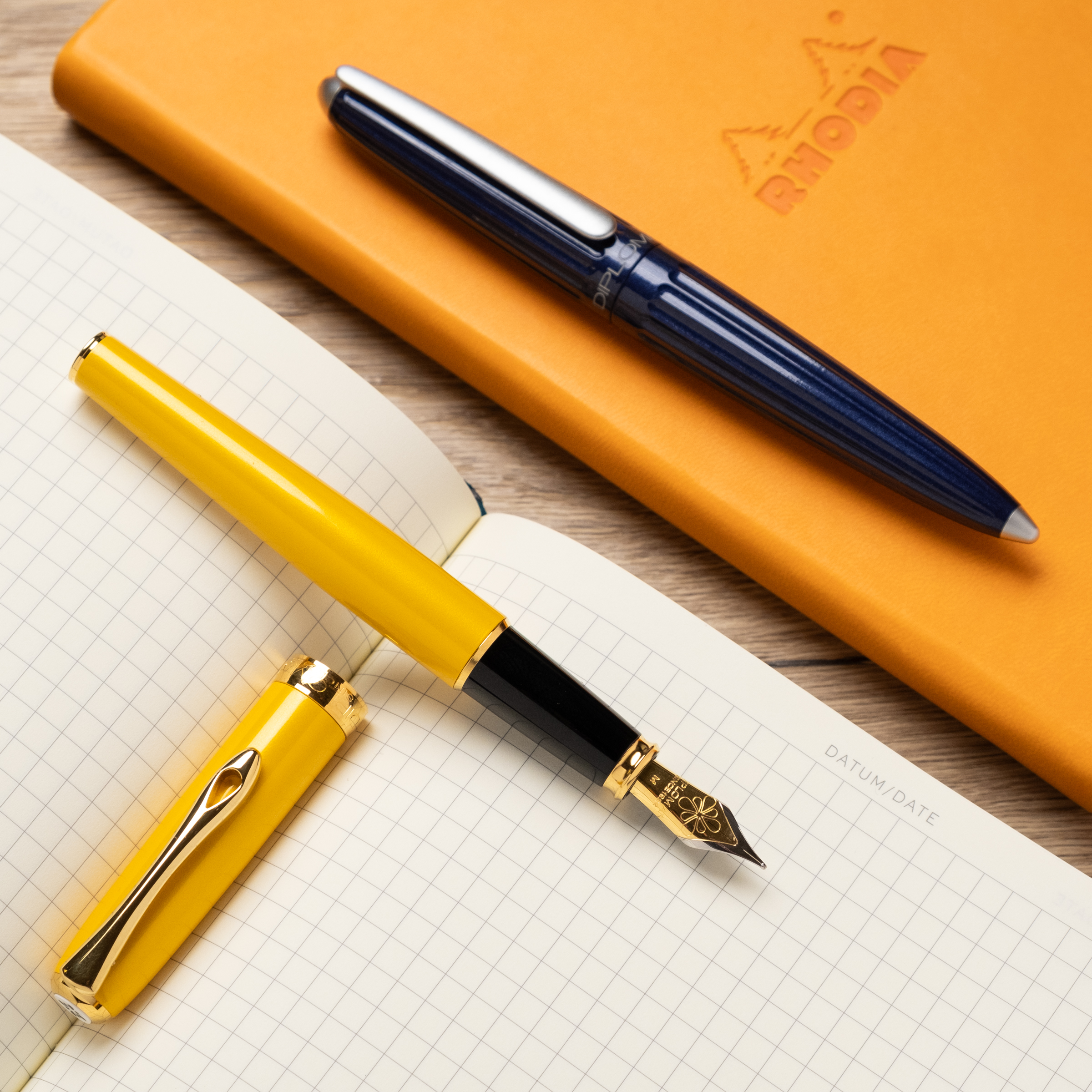 Diplomat Excellence A Yellow GT Fountain pen Diplomat Excellence A Yellow GT Fountain pen