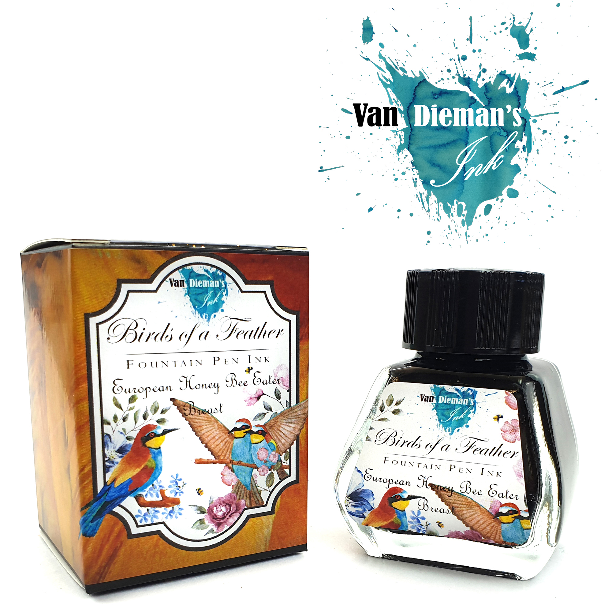 Van Dieman's Birds Of A Feather - European Honey Bee Eater Breast 30ml Ink Bottle Van Dieman's Birds Of A Feather - European Honey Bee Eater Breast 30ml Ink Bottle