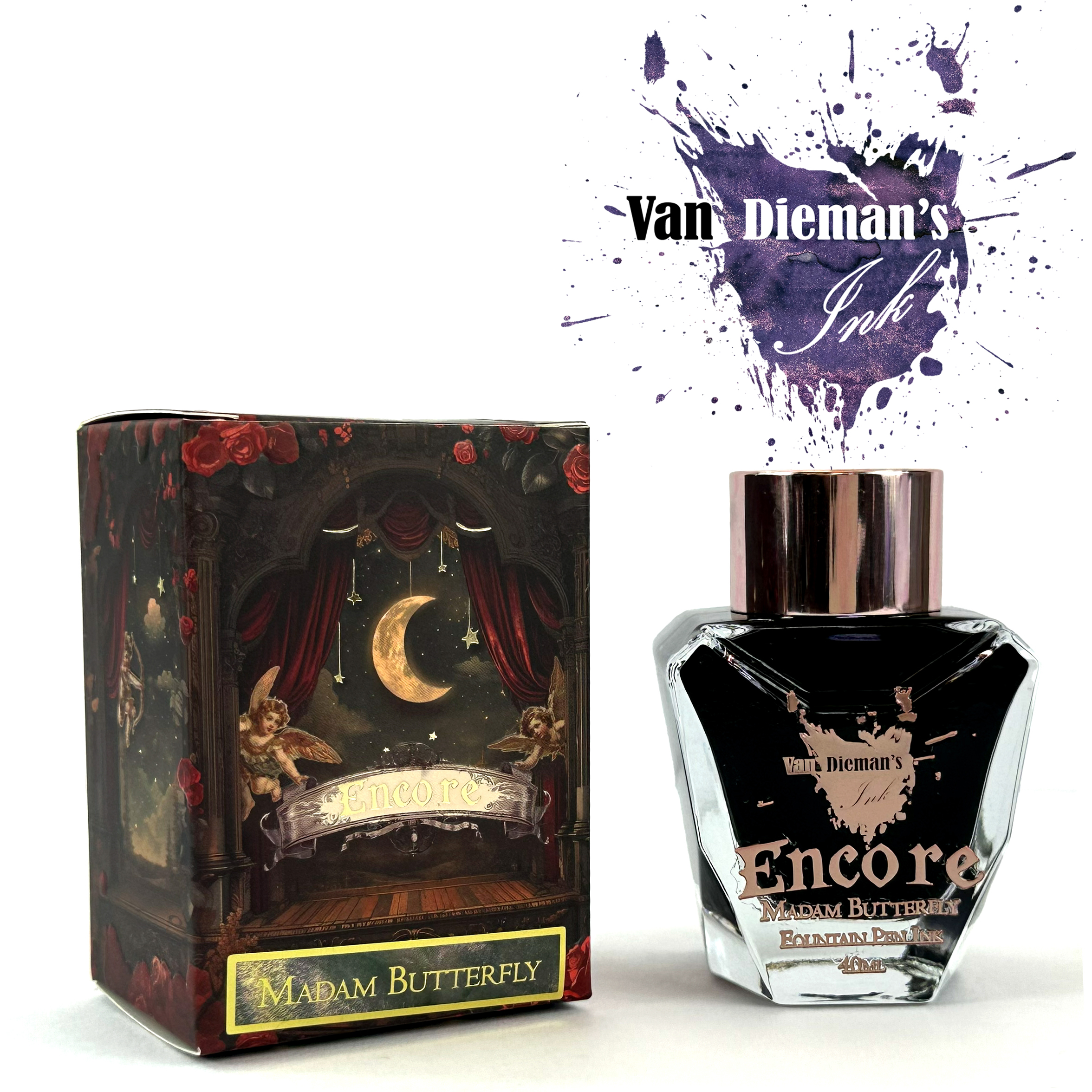 Van Dieman's Encore - Madam Butterfly Shimmering 40ml Inktpot