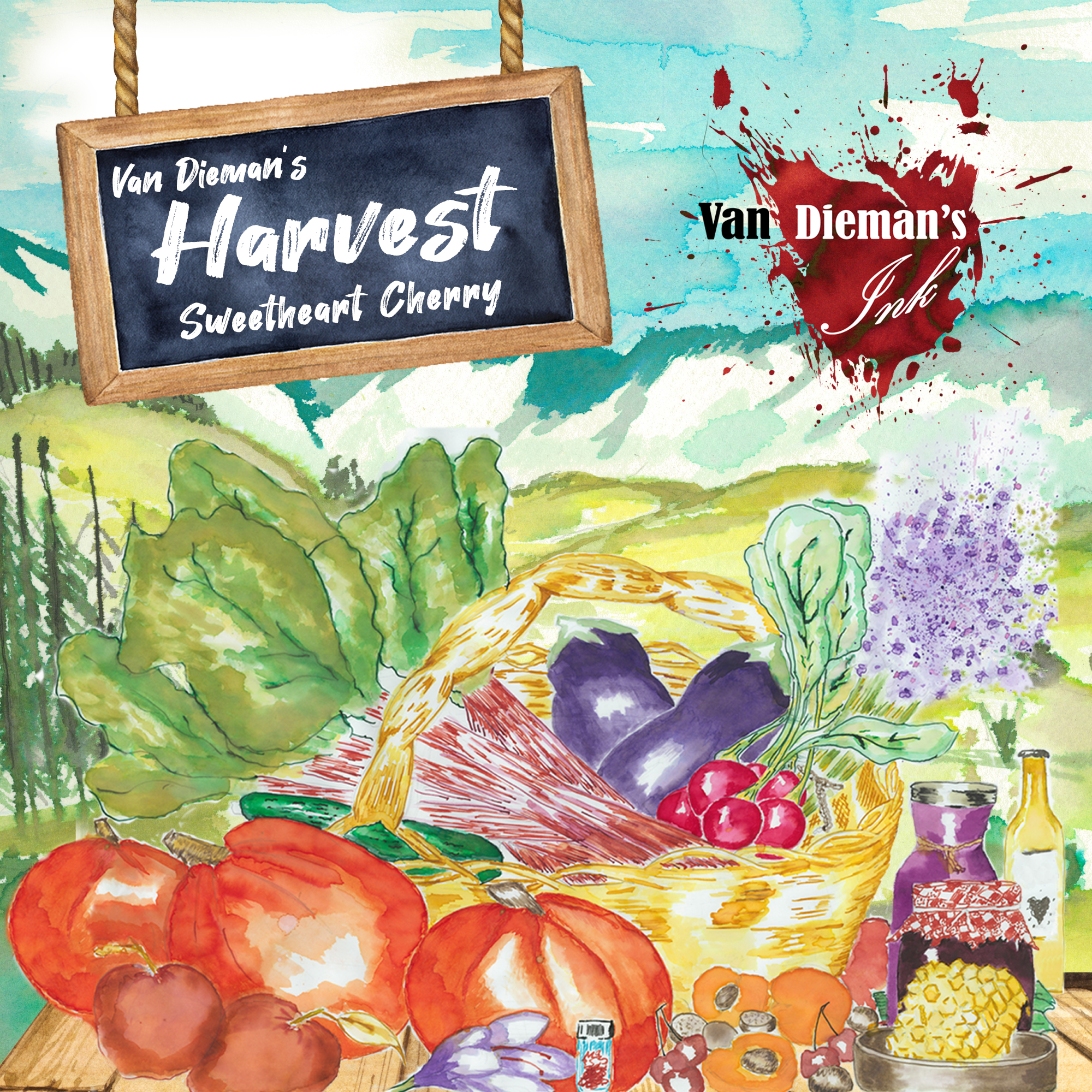 Van Dieman's Harvest - Sweetheart Cherry 30ml Ink Bottle Van Dieman's Harvest - Sweetheart Cherry 30ml Ink Bottle