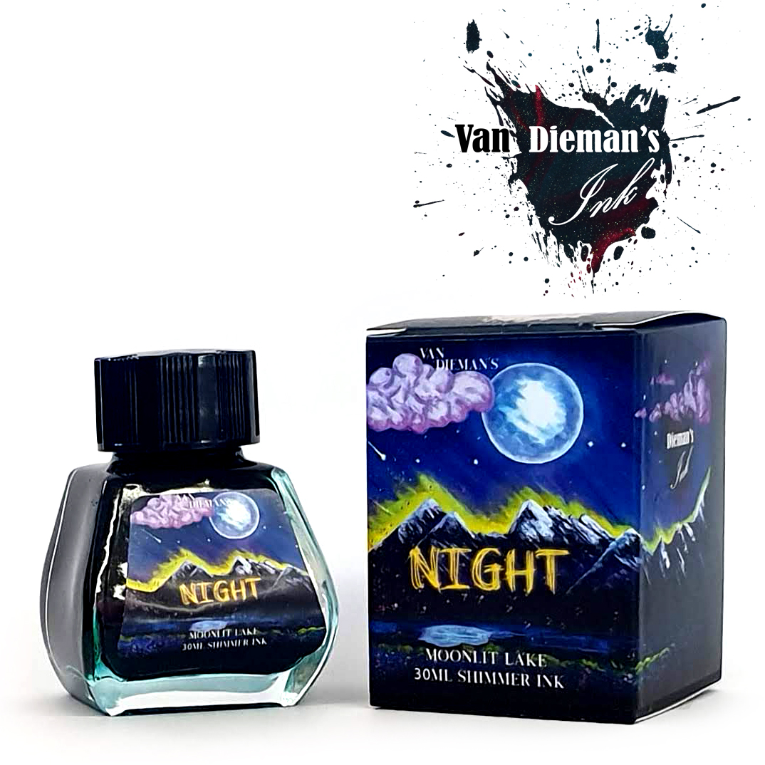 Van Dieman's Night - Moonlit Lake Shimmering 30ml Butelka z atramentem