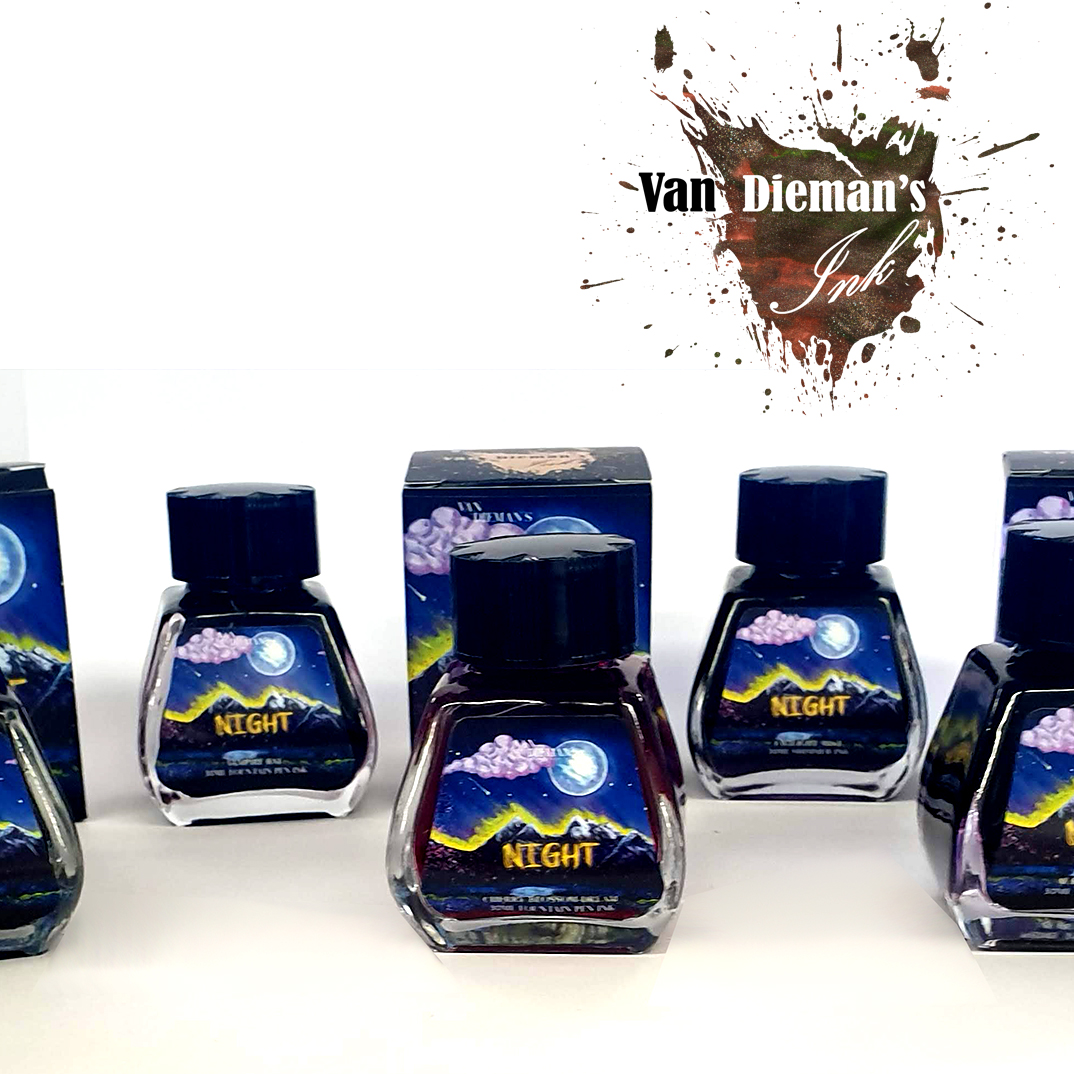 Van Dieman's Night - Tiger Quoll Prowl Shimmering 30ml Ink Bottle Van Dieman's Night - Tiger Quoll Prowl Shimmering 30ml Ink Bottle