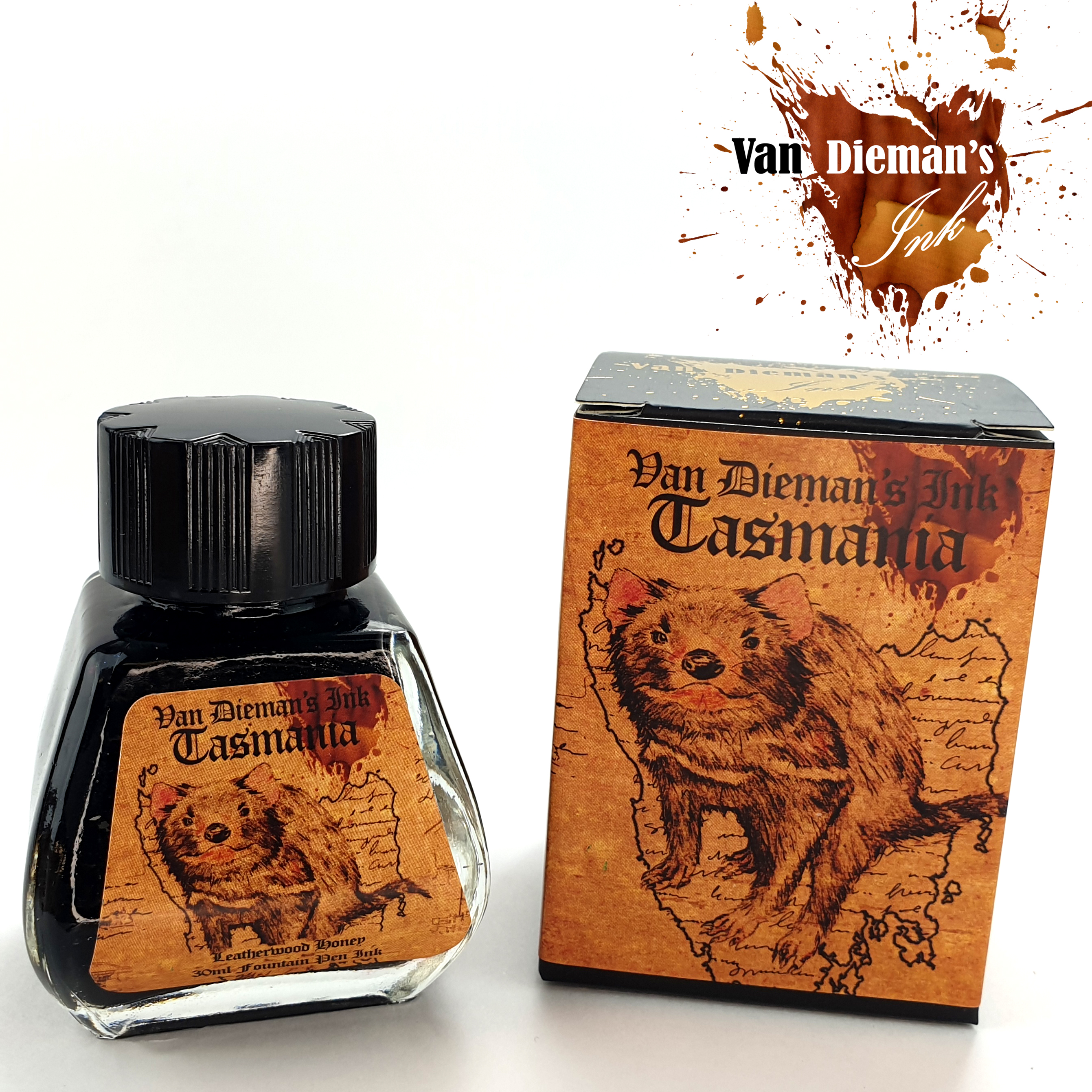 Van Dieman's Tasmania - Leatherwood Honey 30ml Ink Bottle Van Dieman's Tasmania - Leatherwood Honey 30ml Ink Bottle
