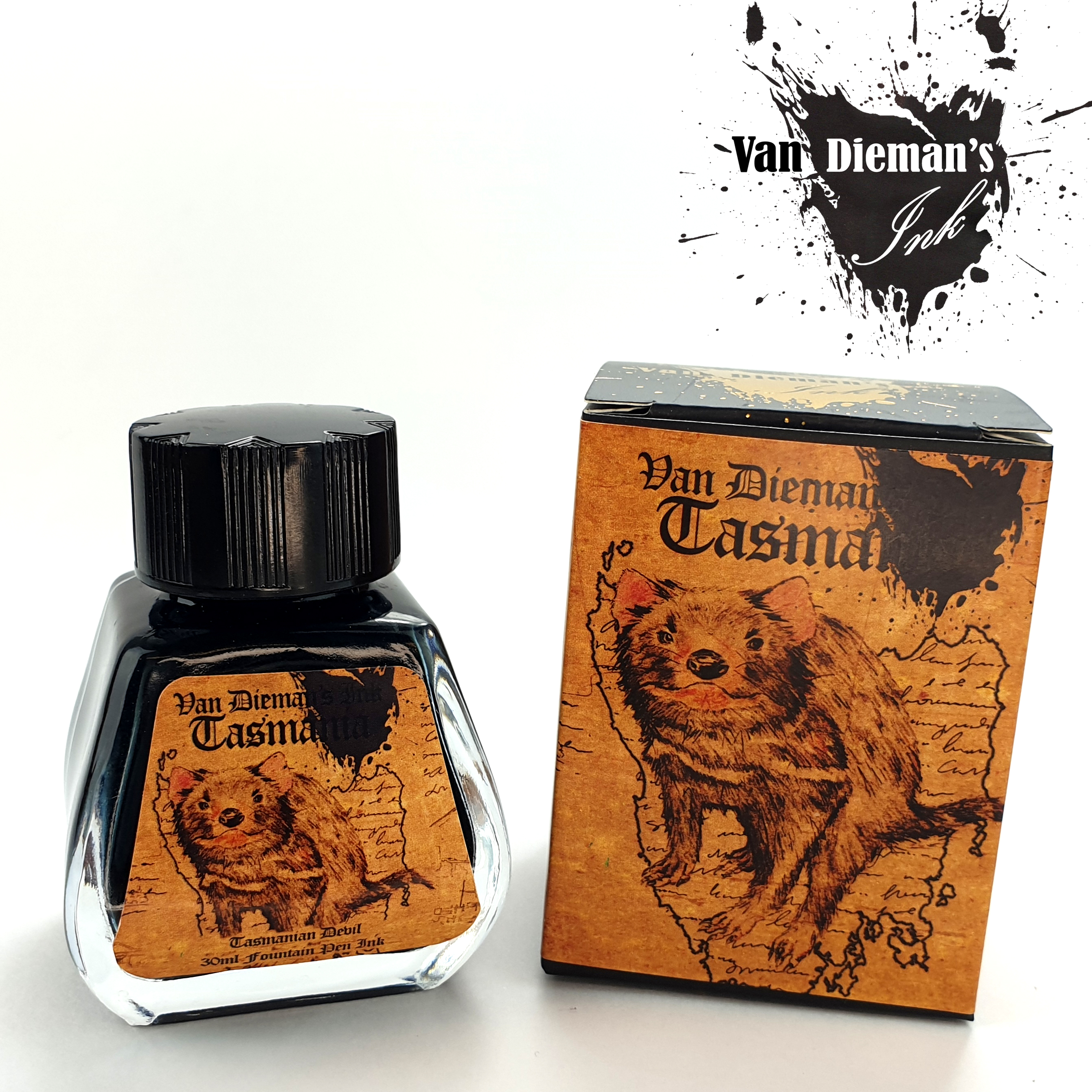 Van Dieman's Tasmania - Tasmanian Devil 30ml Ink Bottle Van Dieman's Tasmania - Tasmanian Devil 30ml Ink Bottle