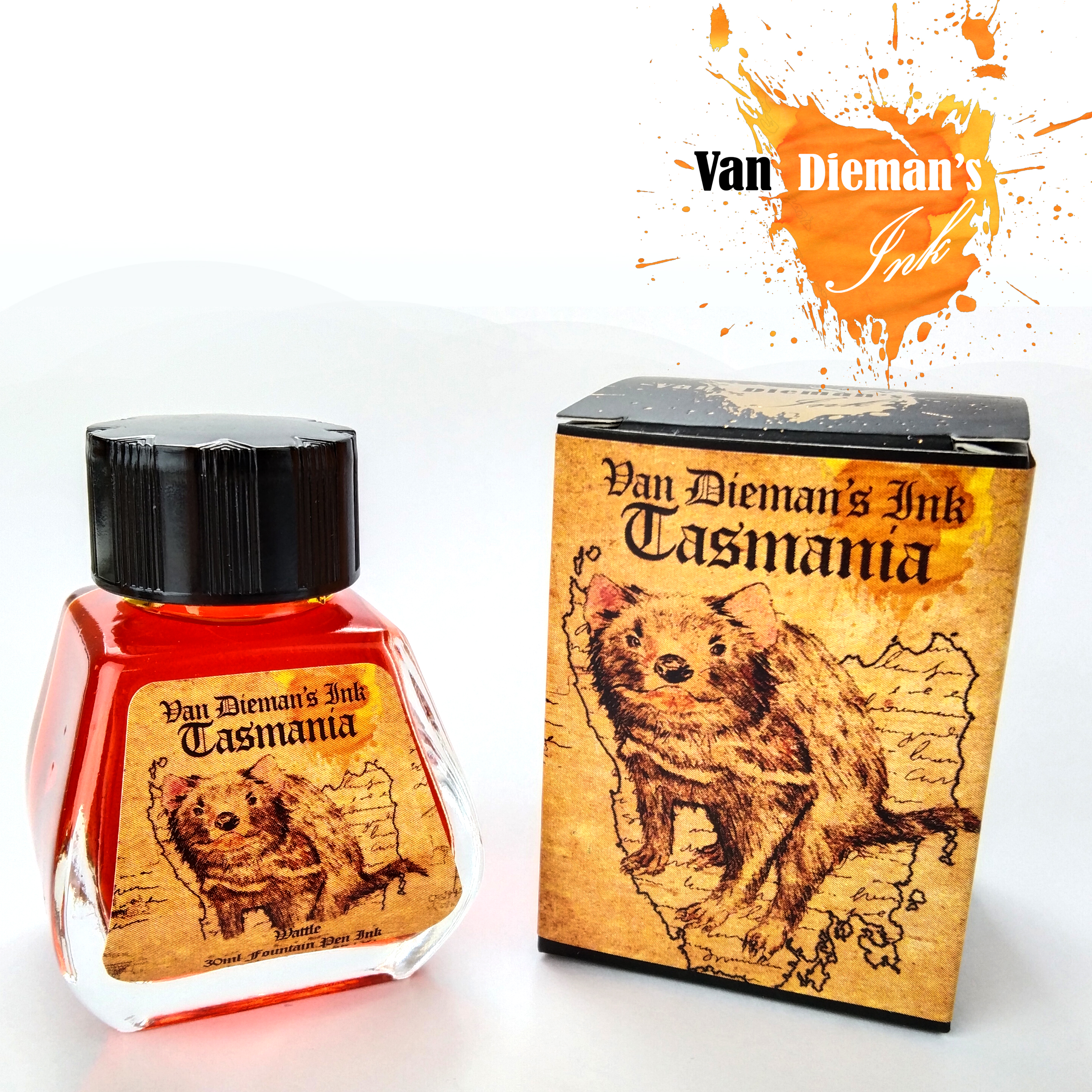 Van Dieman's Tasmania - Wattle 30ml Ink Bottle