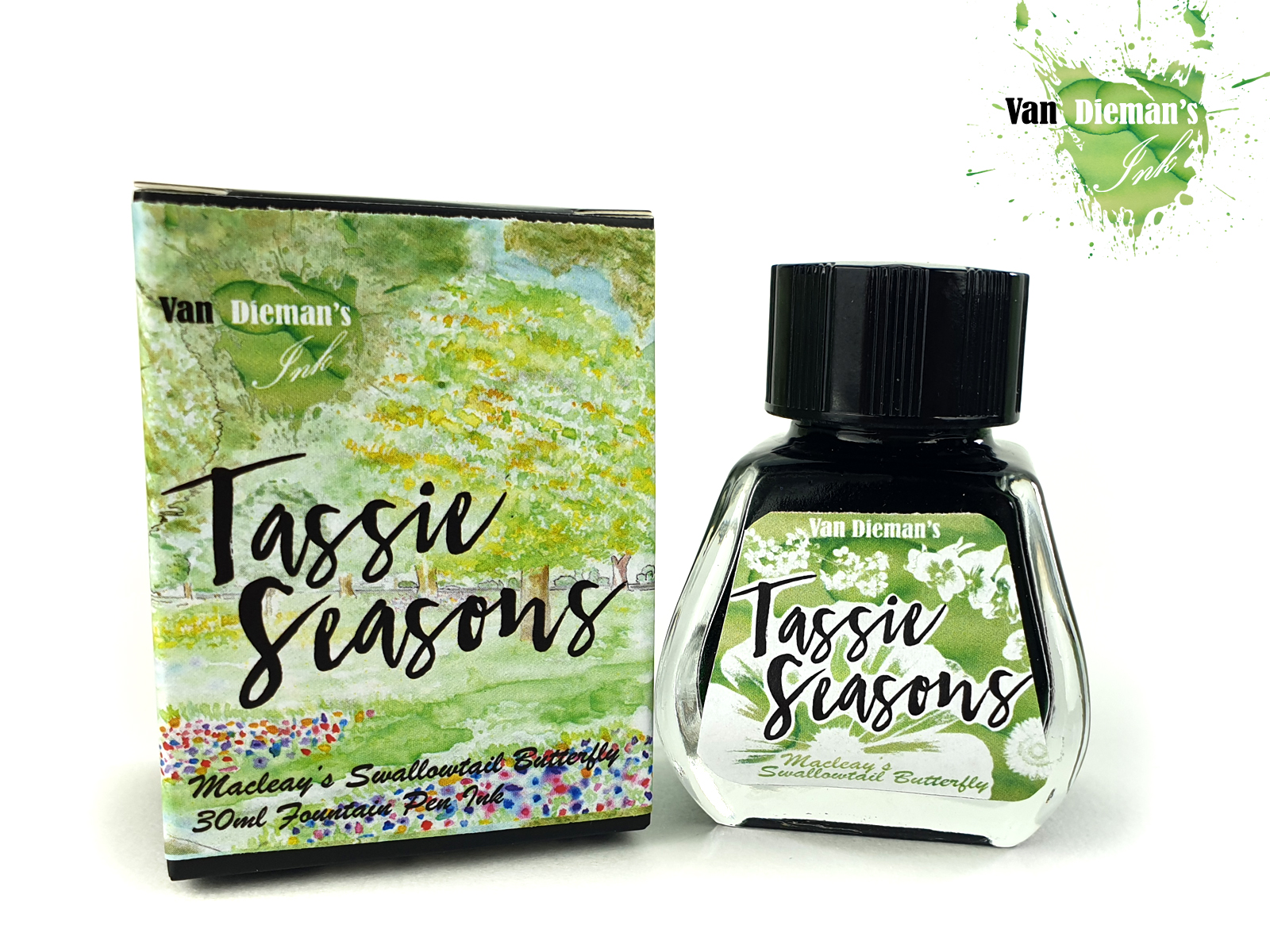 Van Dieman's Tassie Seasons - Macleay's Swallowtail Butterfly 30ml Ink Bottle