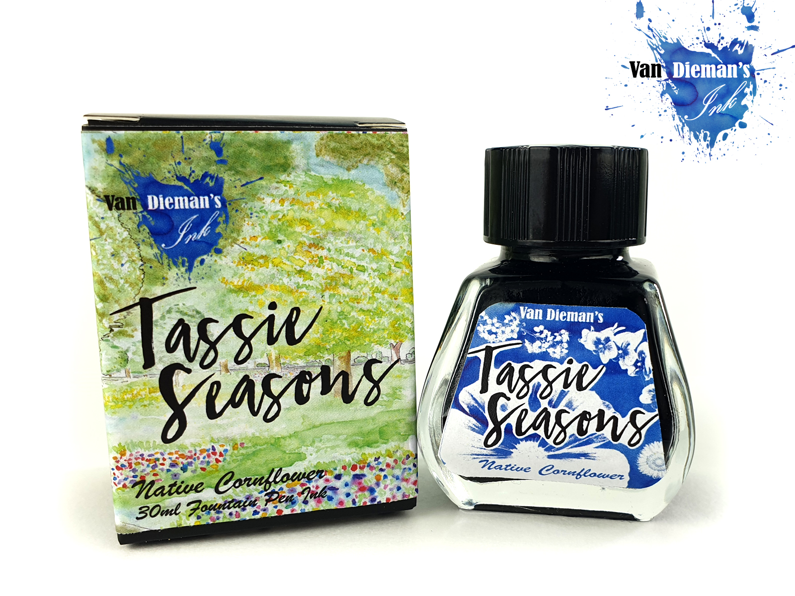 Van Dieman's Tassie Seasons - Native Cornflower 30ml Ink Bottle Van Dieman's Tassie Seasons - Native Cornflower 30ml Ink Bottle