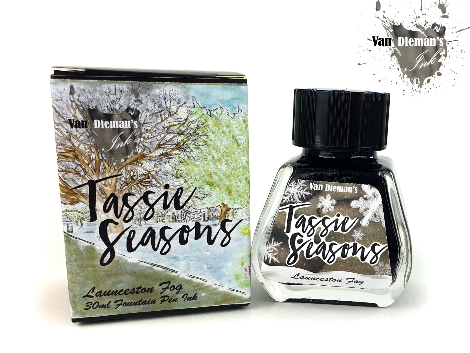 Van Dieman's Tassie Seasons - Launceston Fog 30ml Ink Bottle Van Dieman's Tassie Seasons - Launceston Fog 30ml Ink Bottle