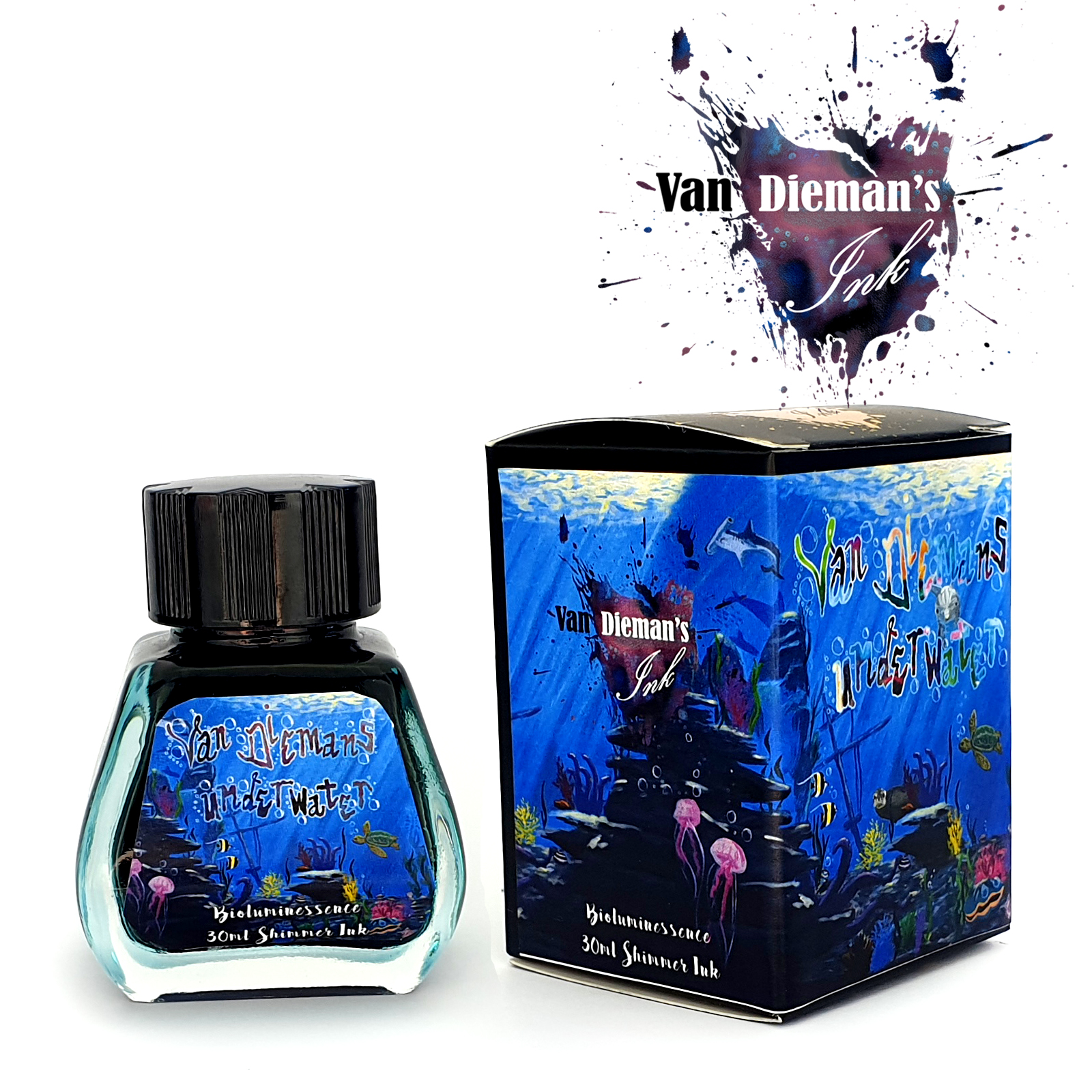 Van Dieman's Underwater - Bioluminescence Shimmering 30ml Ink Bottle