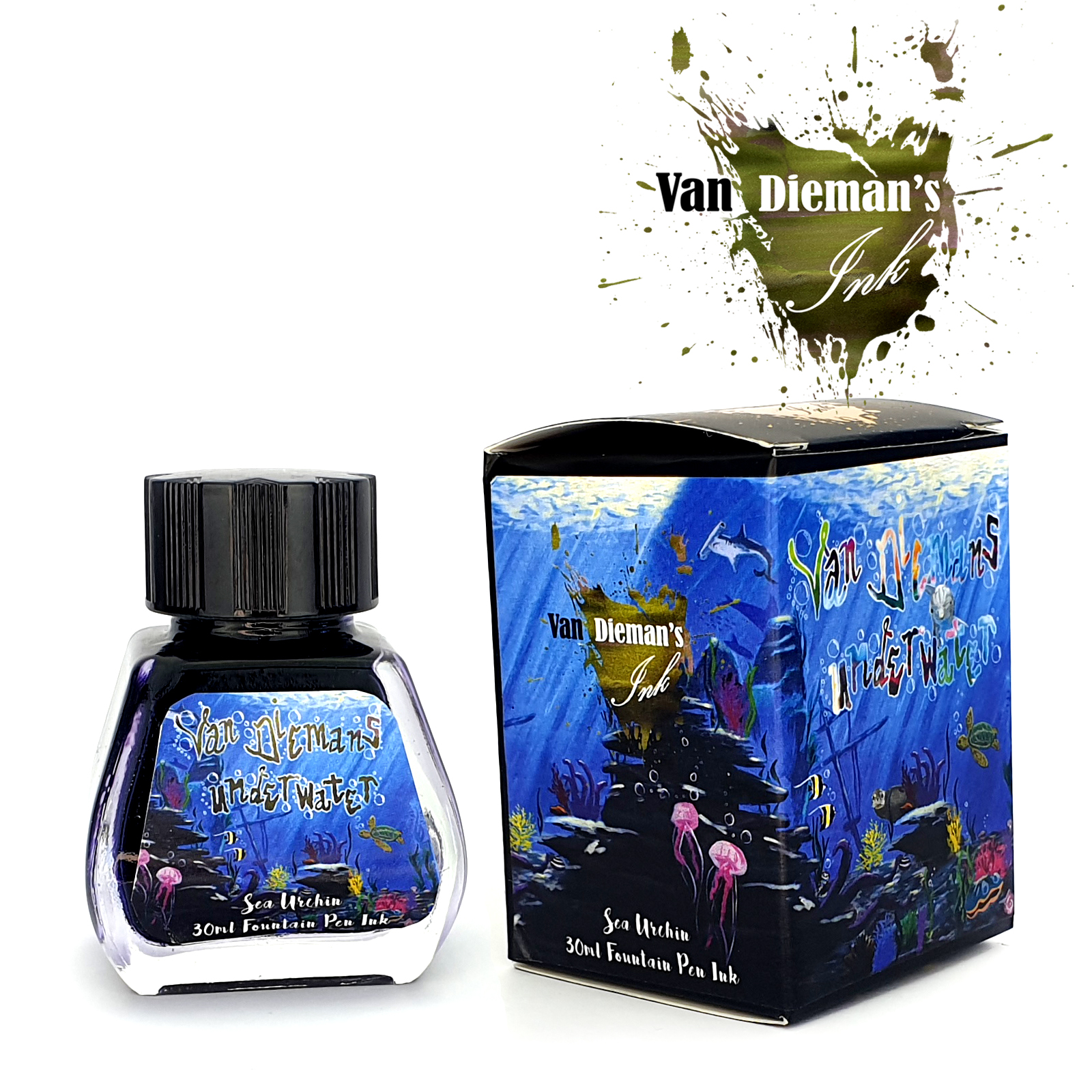 Van Dieman's Underwater - Sea Urchin 30ml Ink Bottle Van Dieman's Underwater - Sea Urchin 30ml Ink Bottle