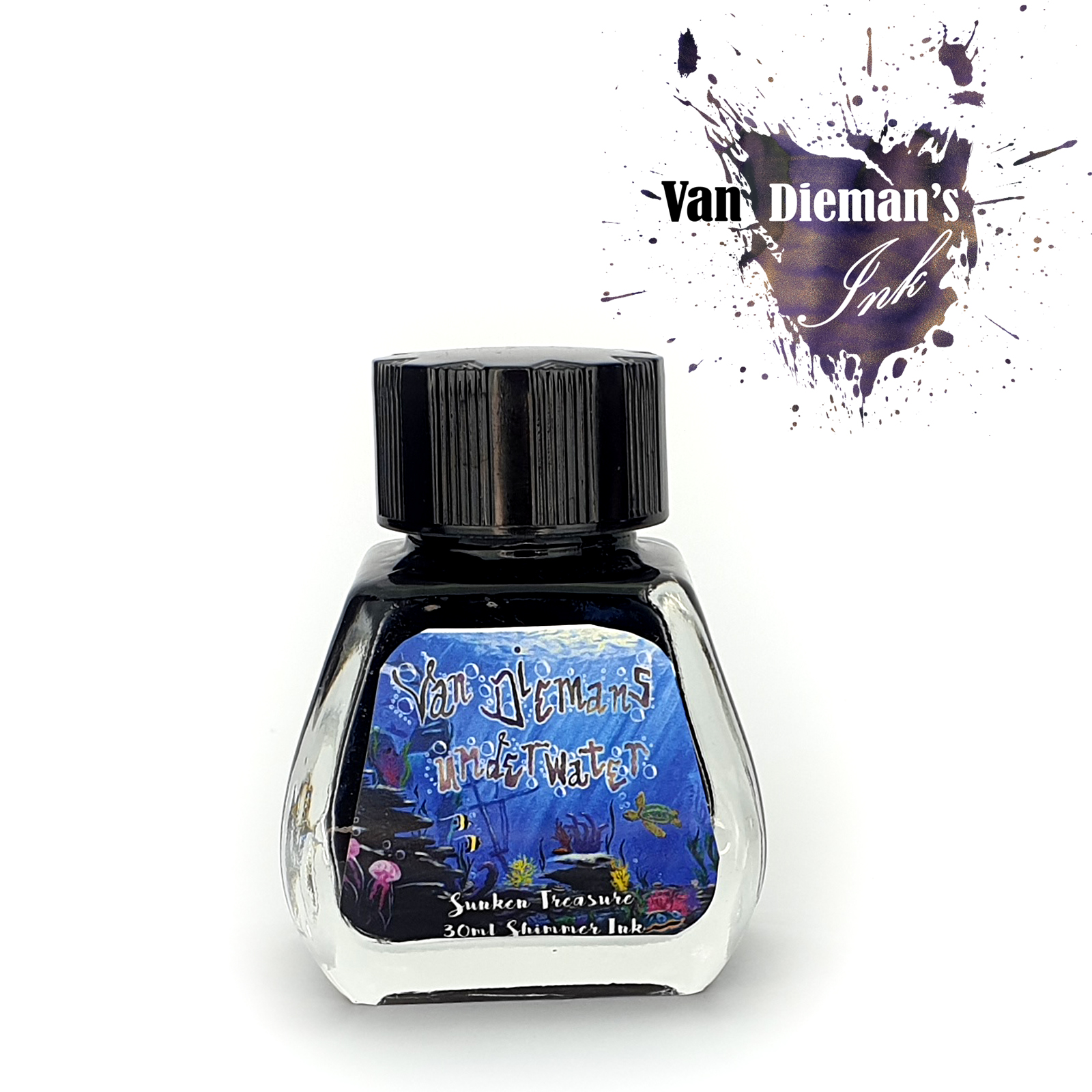Van Dieman's Underwater - Sunken Treasure Shimmering 30ml Ink Bottle